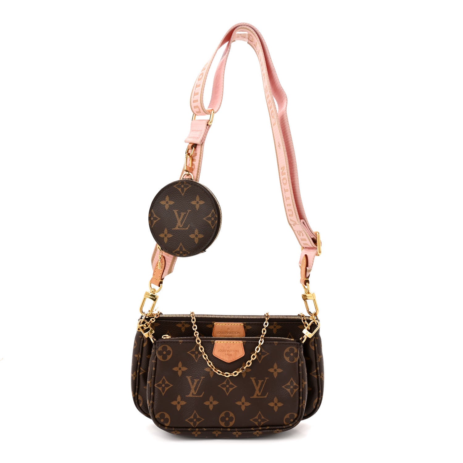 Louis Vuitton Monogram Multi Pochette Accessories Rose Clair 1 of 12