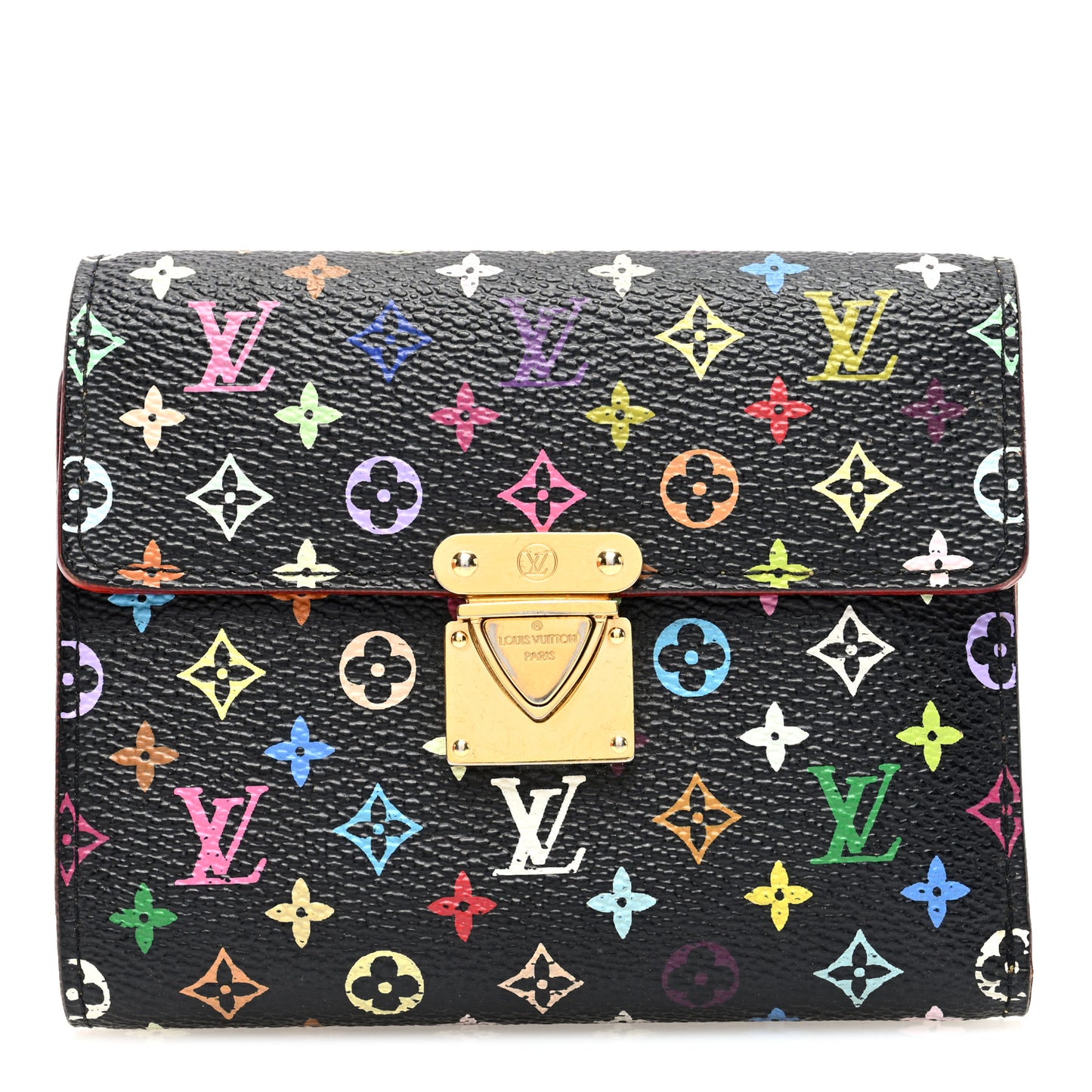 Monogram Multicolor Koala Wallet Black