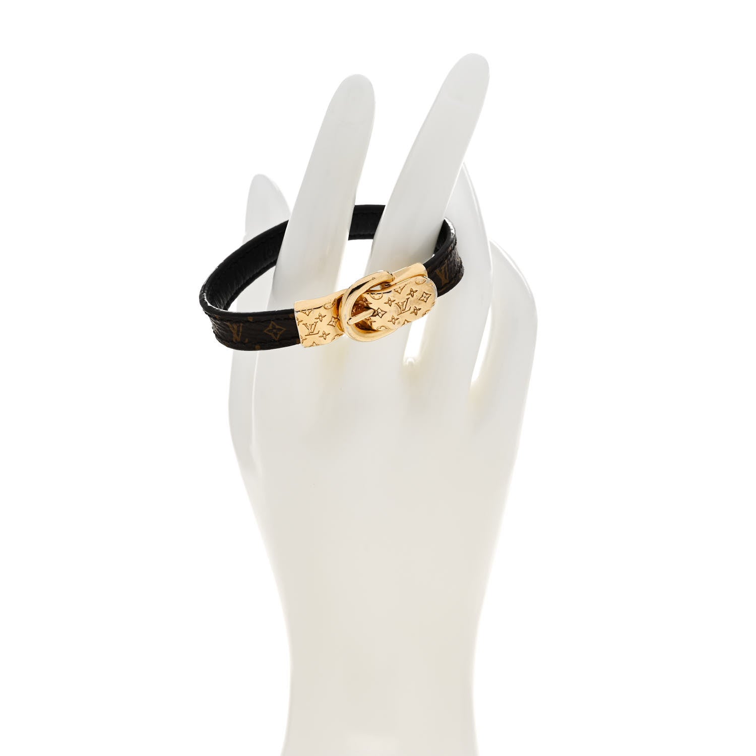 Louis Vuitton Monogram Fasten Your LV Bracelet 17 2 of 8