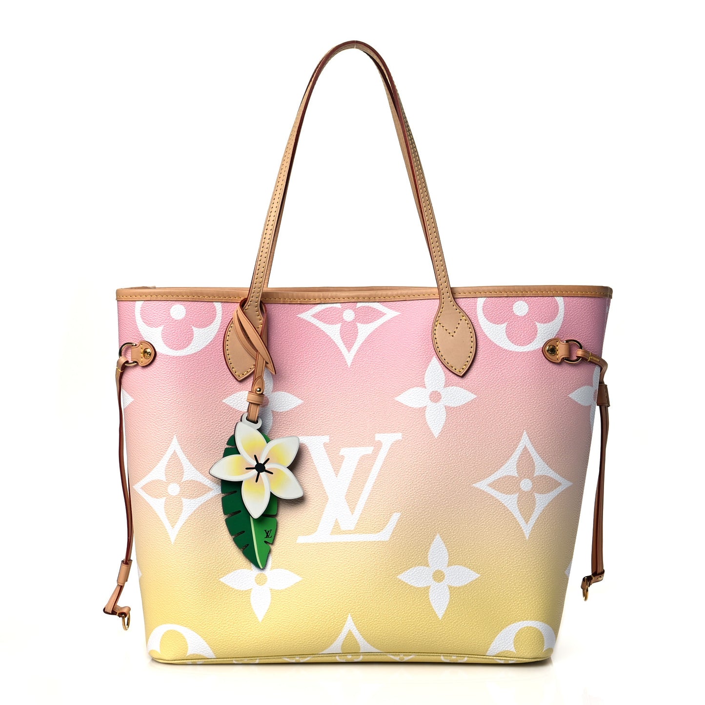 Monogram Giant By The Pool Neverfull MM Light Pink