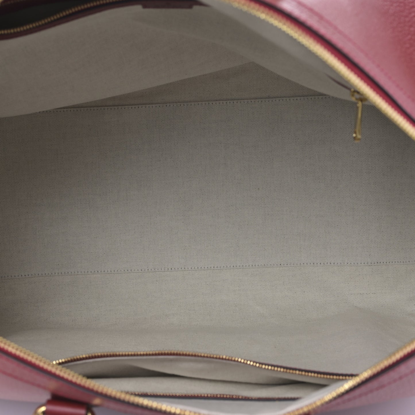 Textured Dollar Calfskin Web Large Savoy Duffle Bag Red