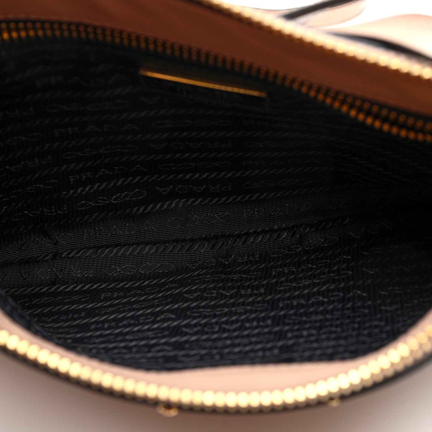 Light Calfskin Triangle Crossbody Cipria