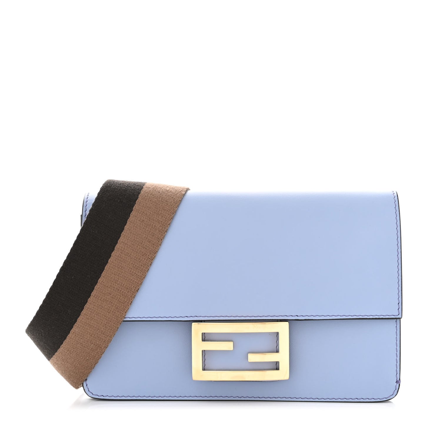 Vitello King Mini Flat Baguette Azzurro Sky