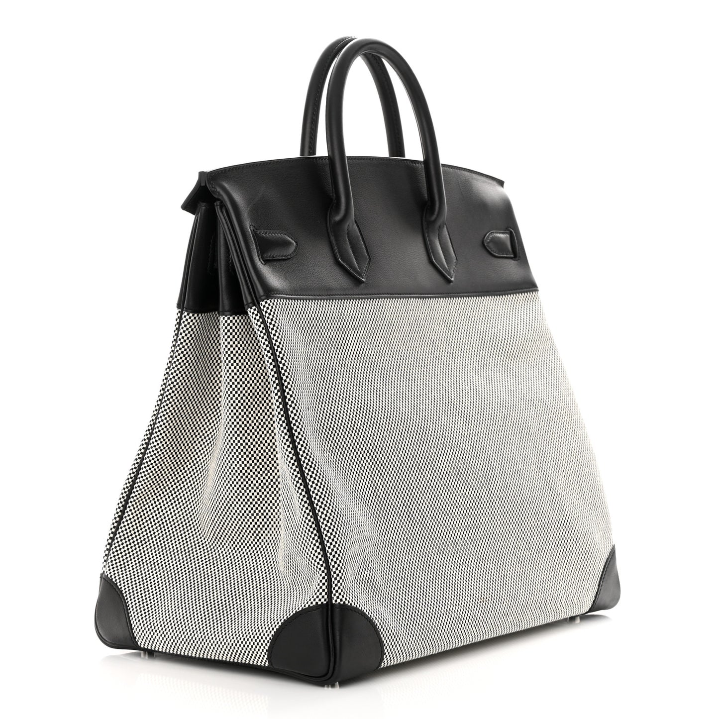 Hunter Criss Viking Evercolor HAC Birkin 40 Ecru Black