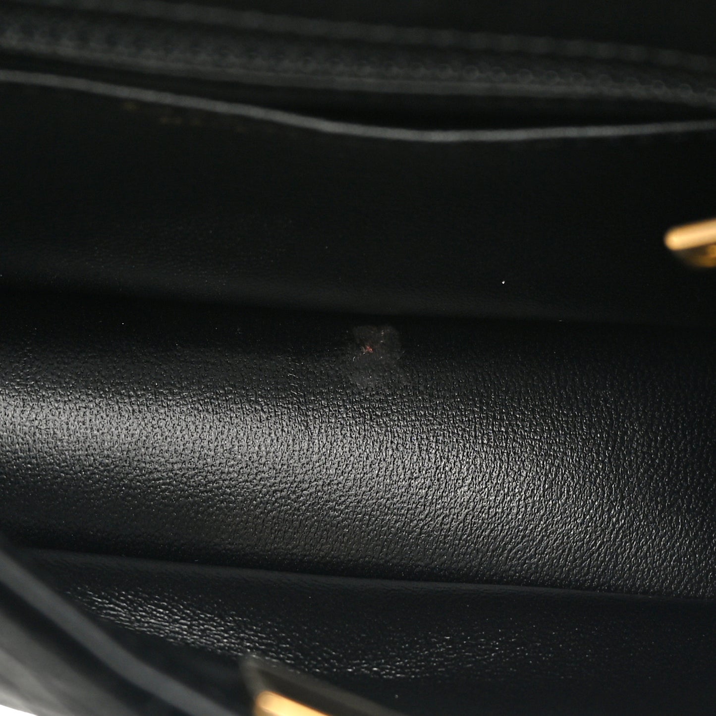 Velvet Enamel Mini Flap Black