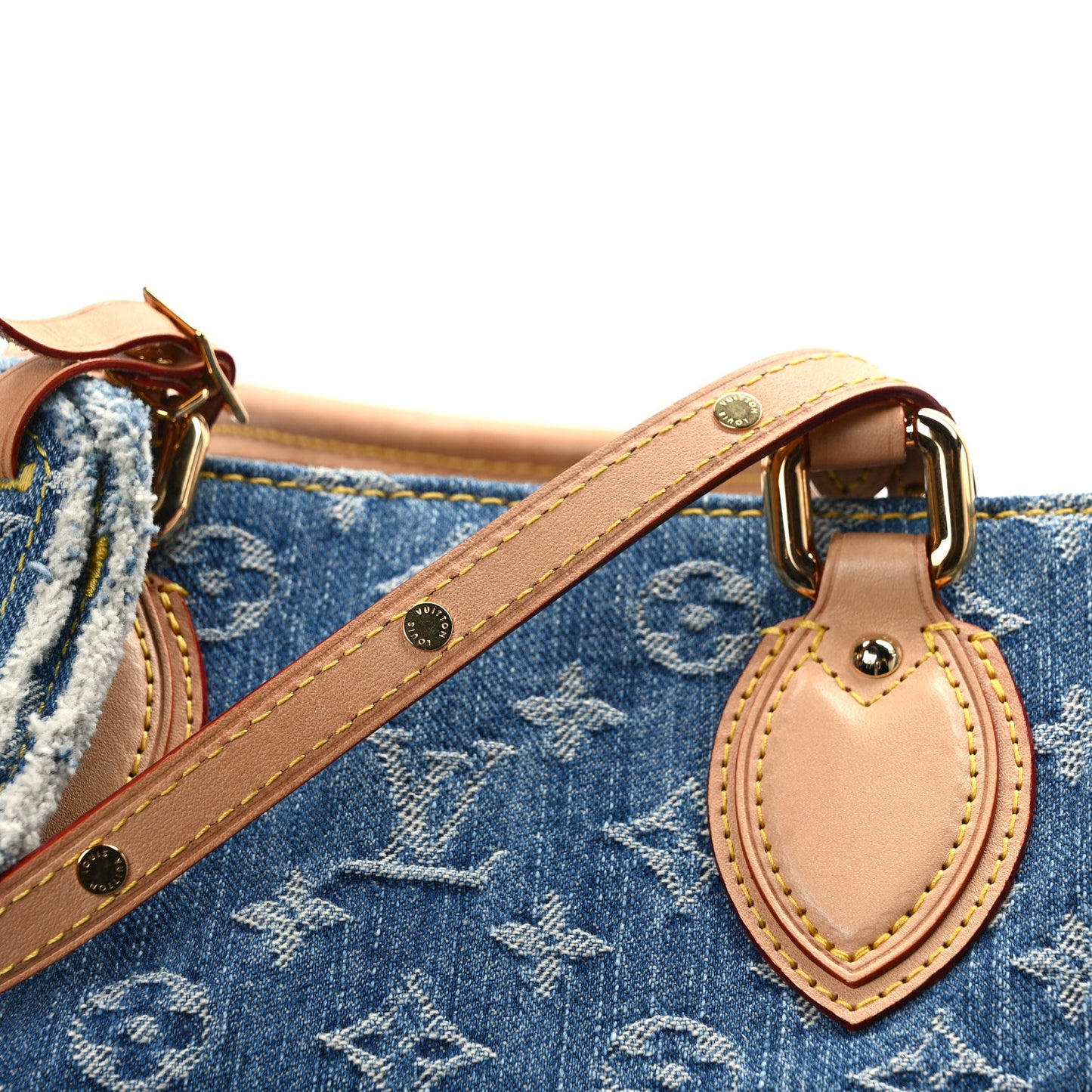 Monogram Denim Onthego MM Blue