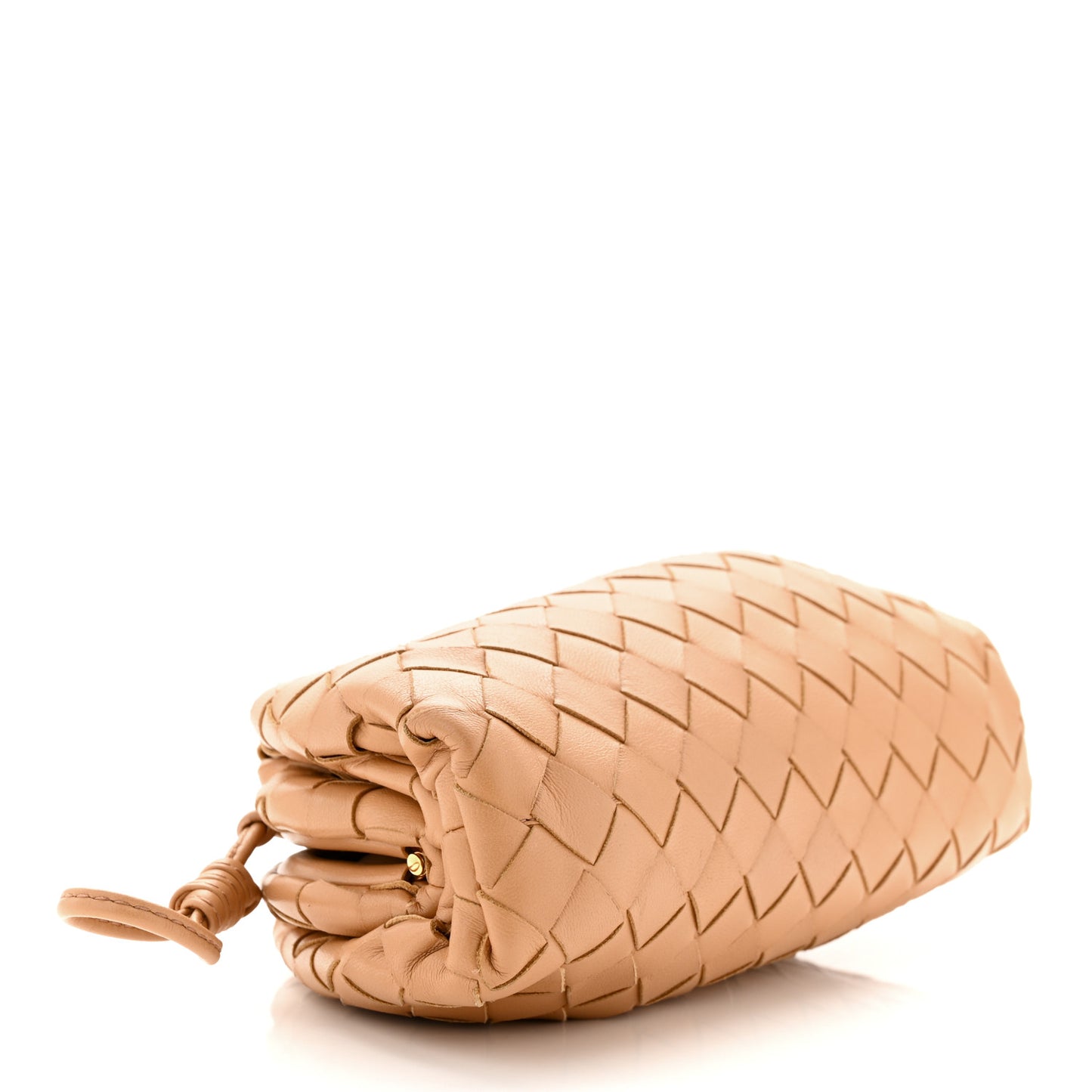Nappa Intrecciato The Mini Pouch Almond