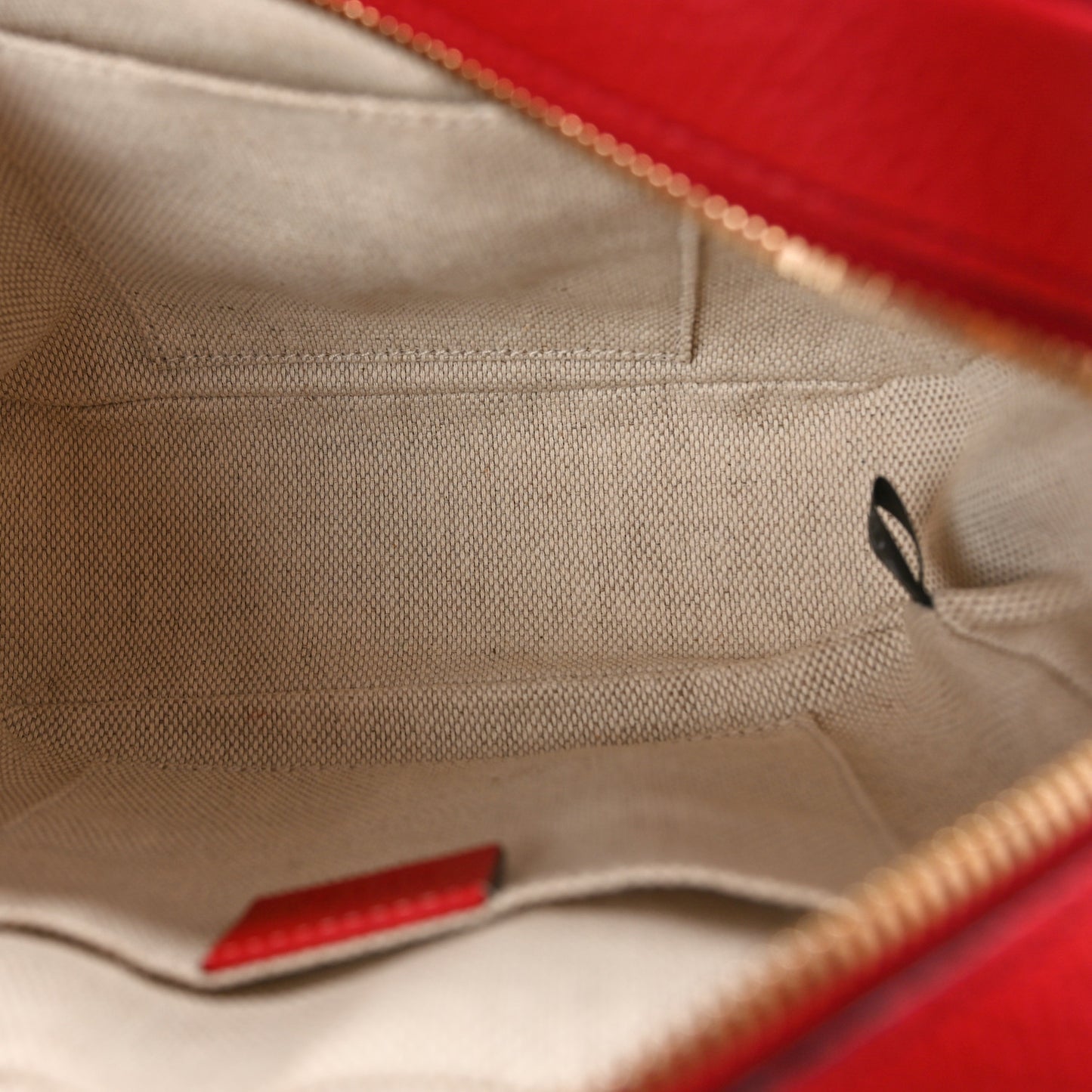 Pebbled Calfskin Small Soho Disco Bag Tabasco Red