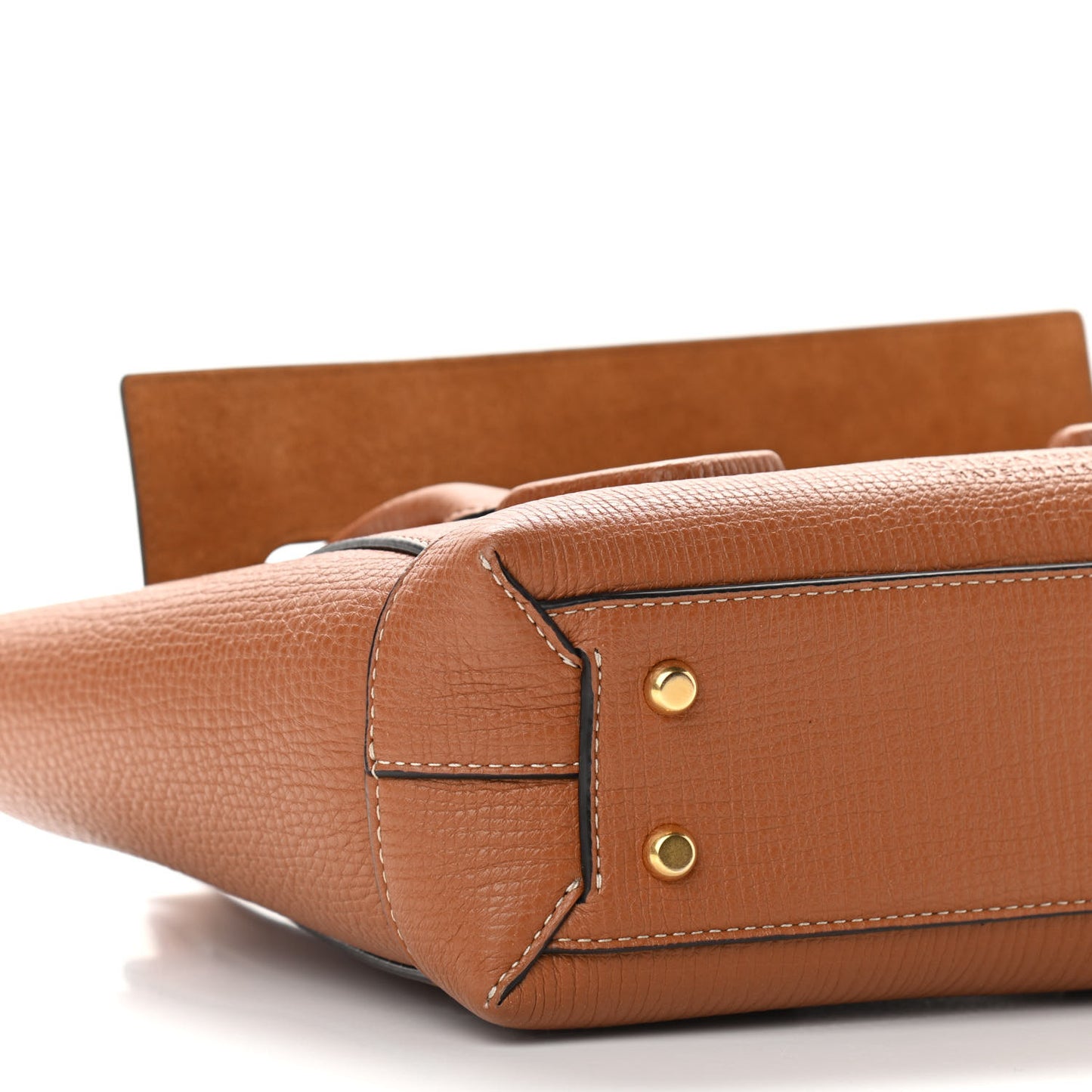 Grainy Calfskin Small Arco Wood