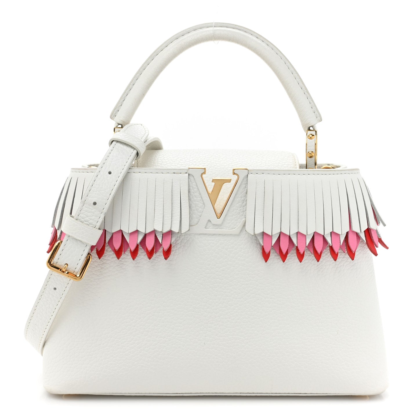 Hanami Taurillon Capucines BB White Multicolor
