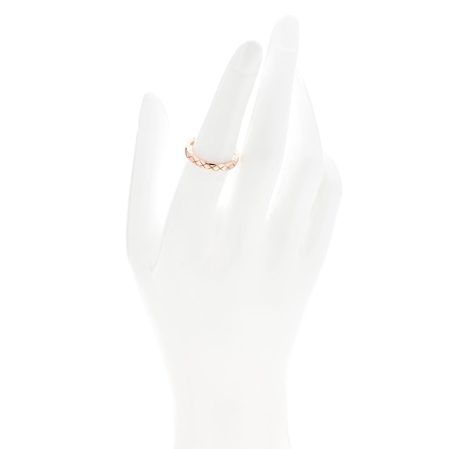 18K Beige Gold Mini Coco Crush Ring 54 6.75