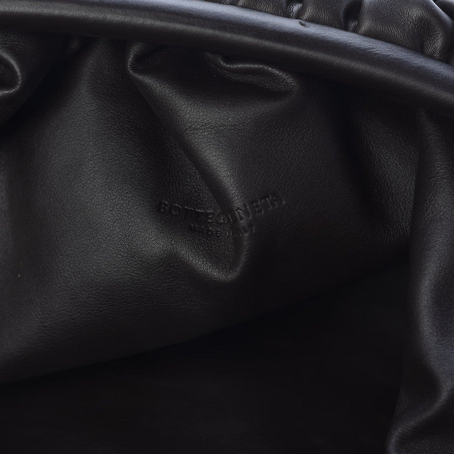 Smooth Butter Calf The Pouch Oversized Clutch Fondente