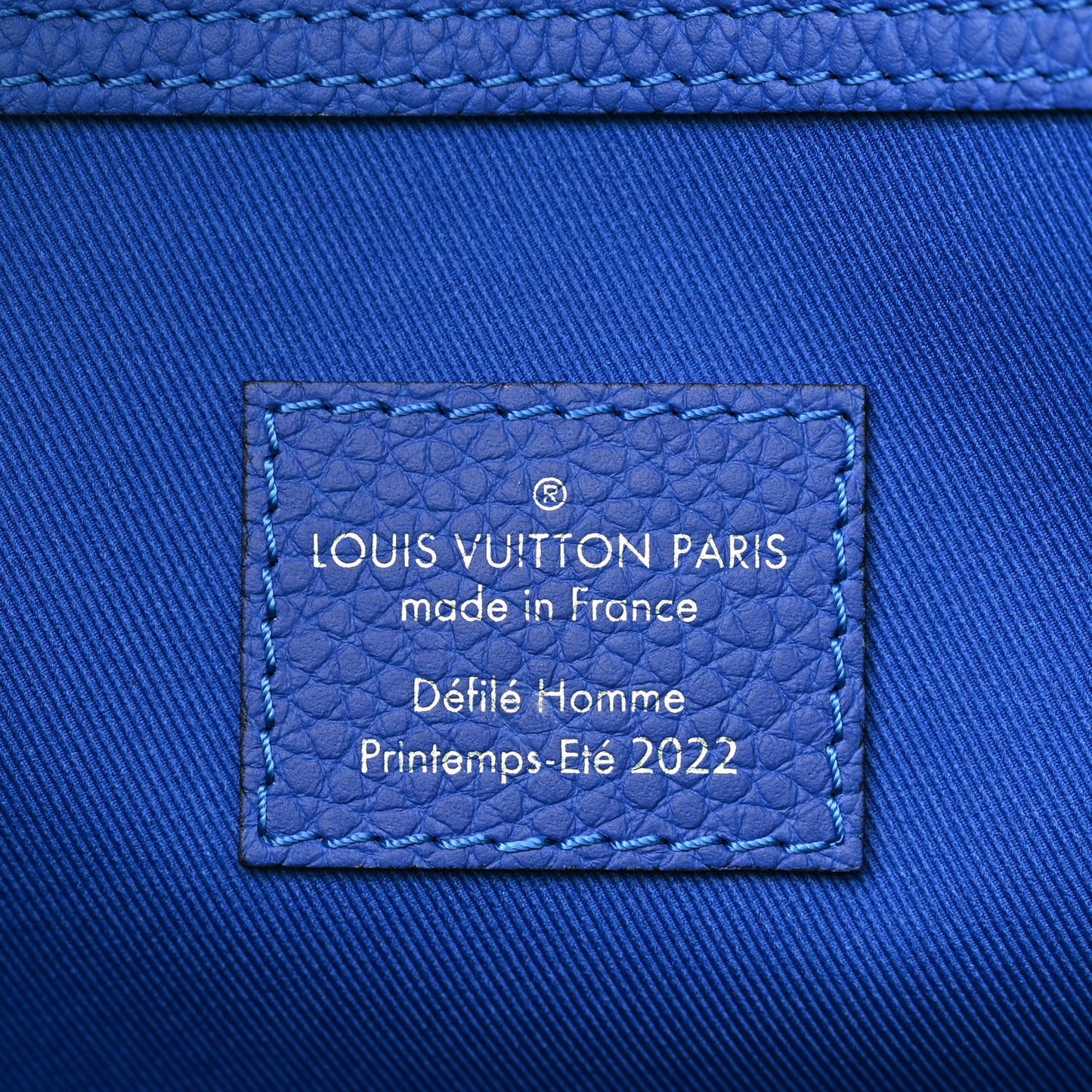 Taurillon Illusion Keepall Tote Bleu Vert