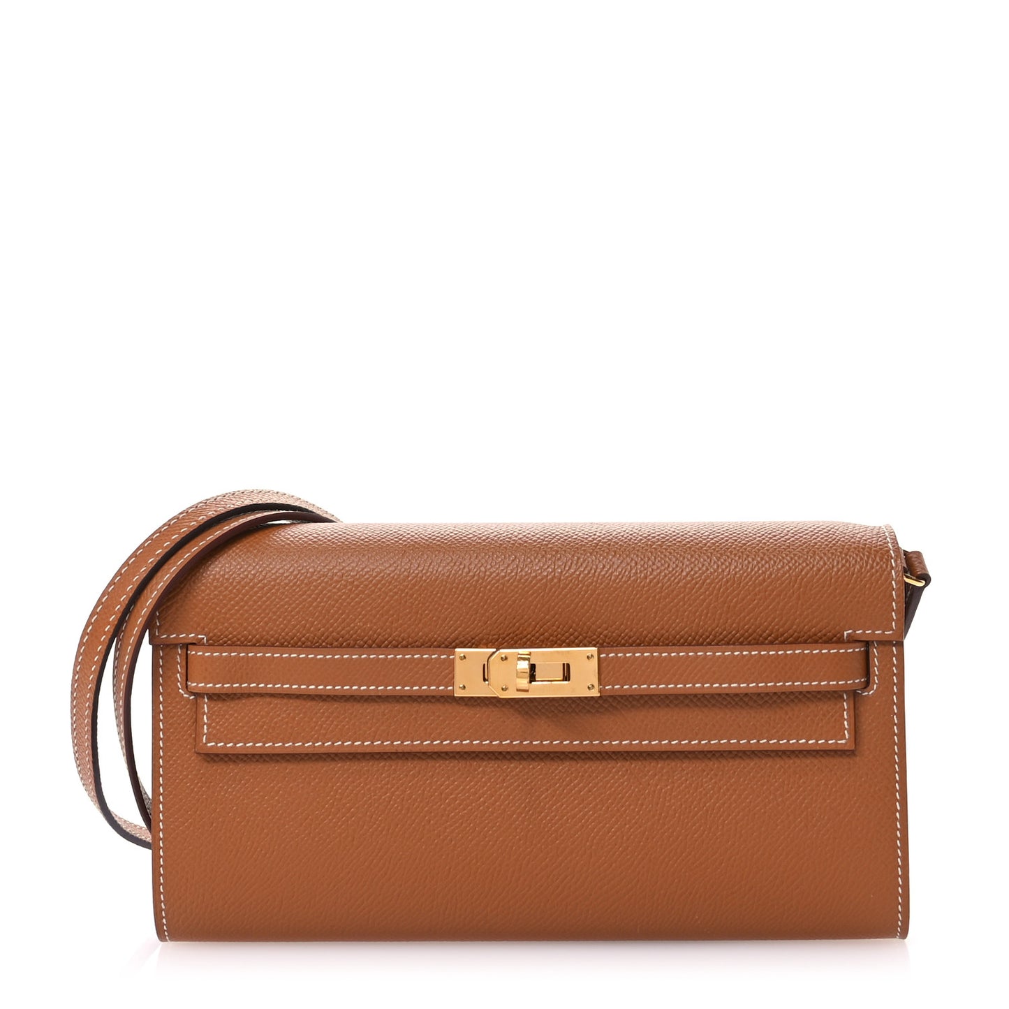 Epsom Kelly Wallet To Go Gold