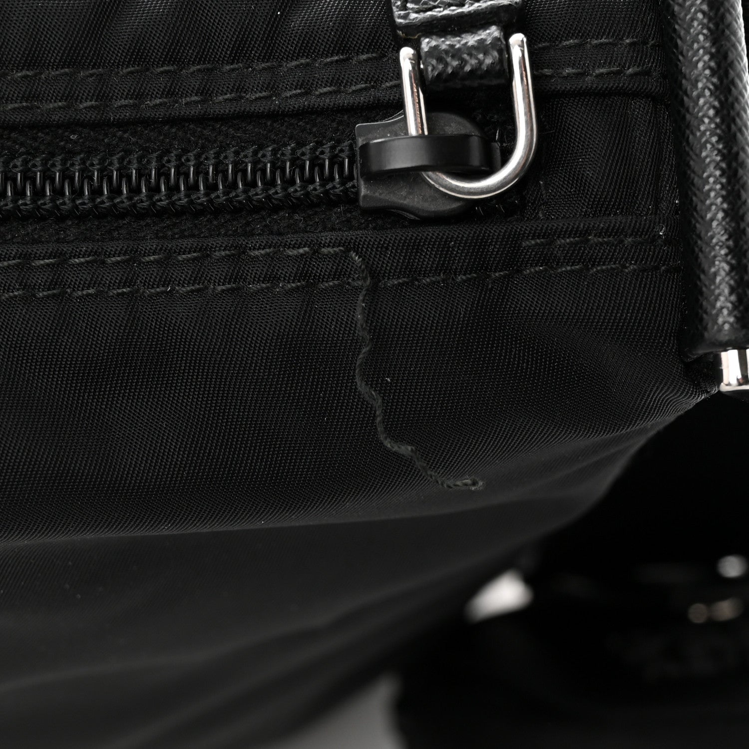 Prada Tessuto Nylon Messenger Bag Black 15 of 15