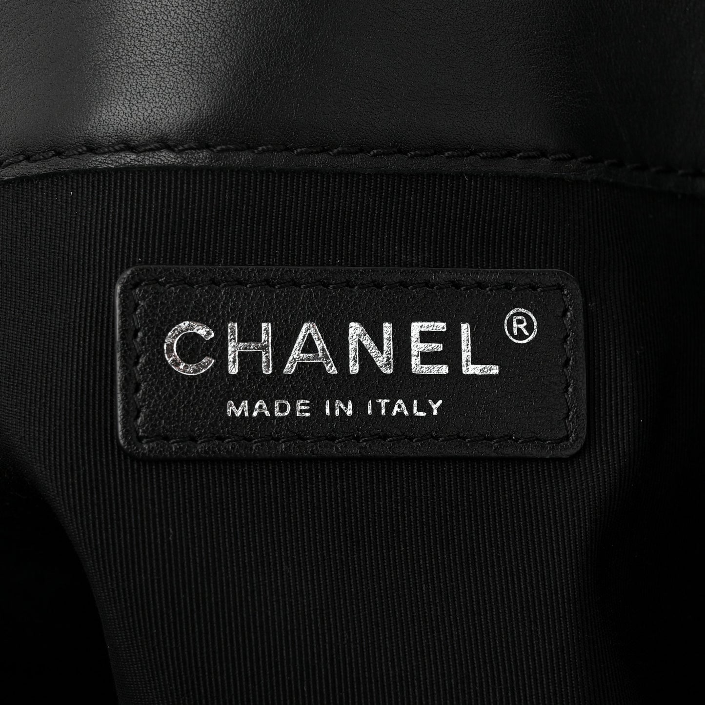 Patent Quilted Reverso Boy Tote Black