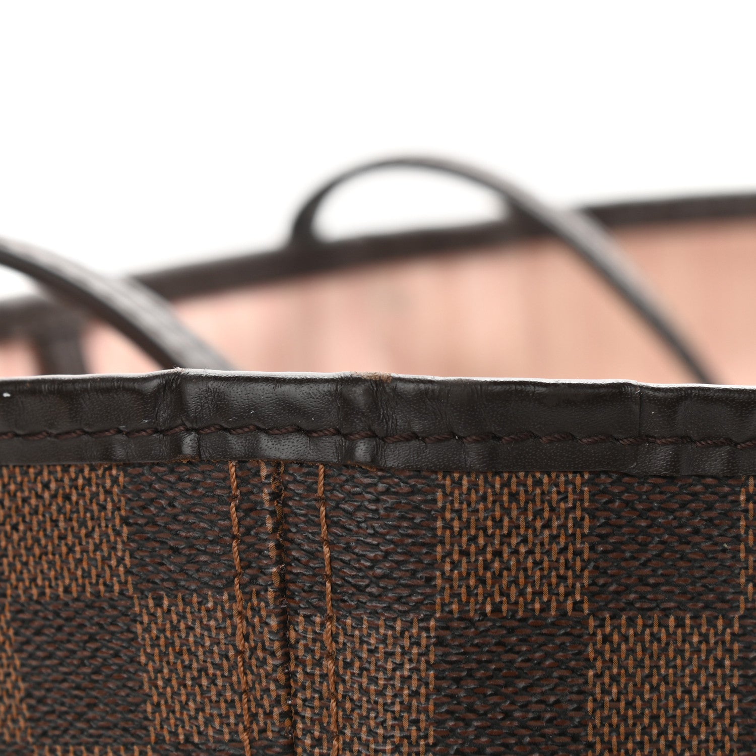 Louis Vuitton Damier Ebene Neo Neverfull MM Rose Ballerine 13 of 18