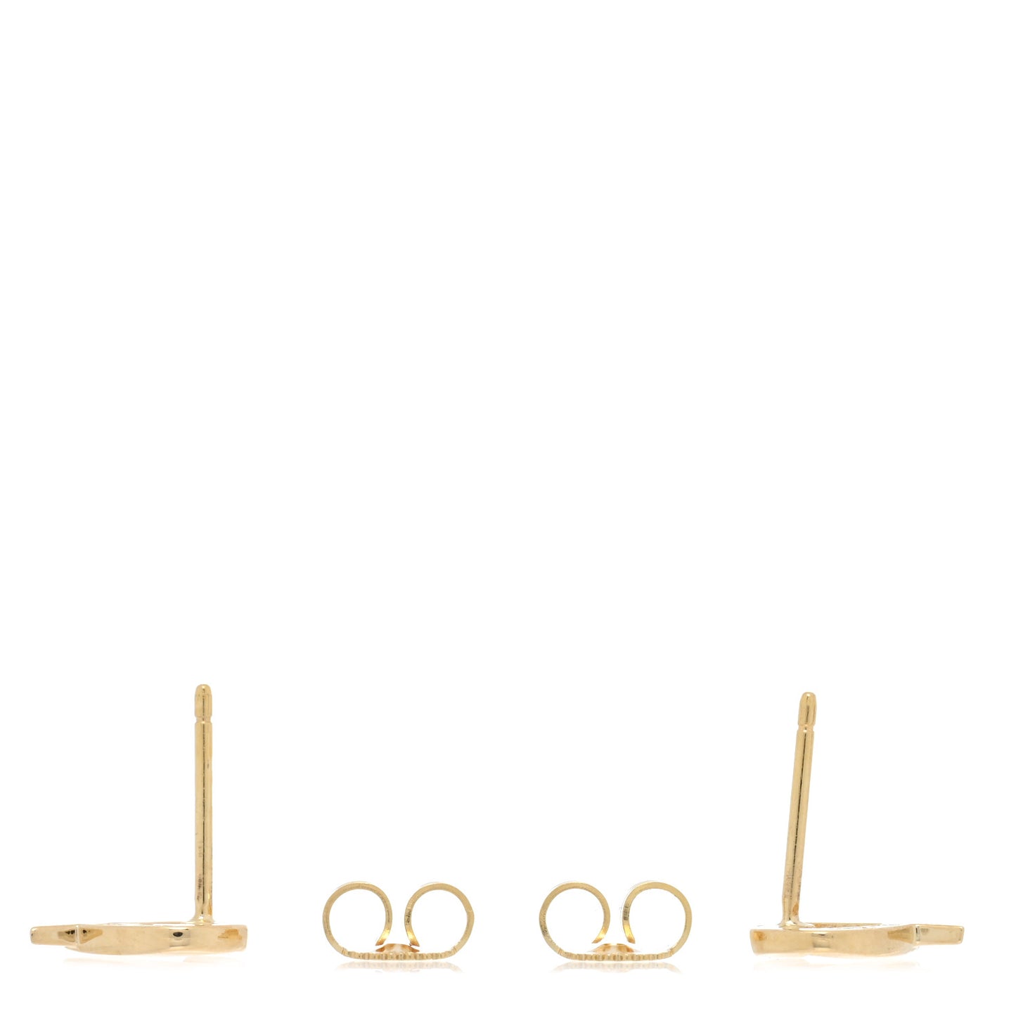 18K Yellow Gold Mini Paloma Picasso Loving Heart Earrings