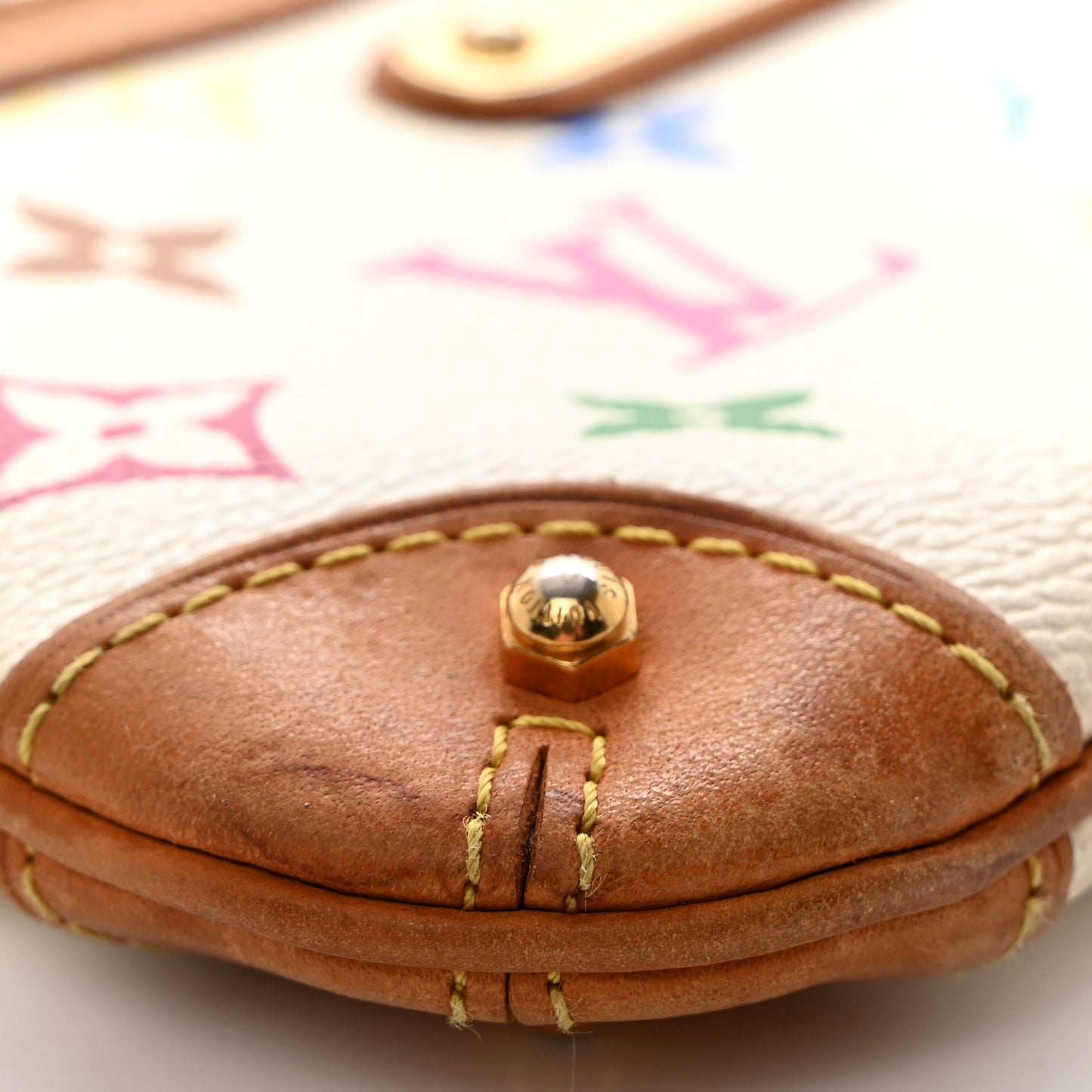 Monogram Multicolor Pochette Milla MM White