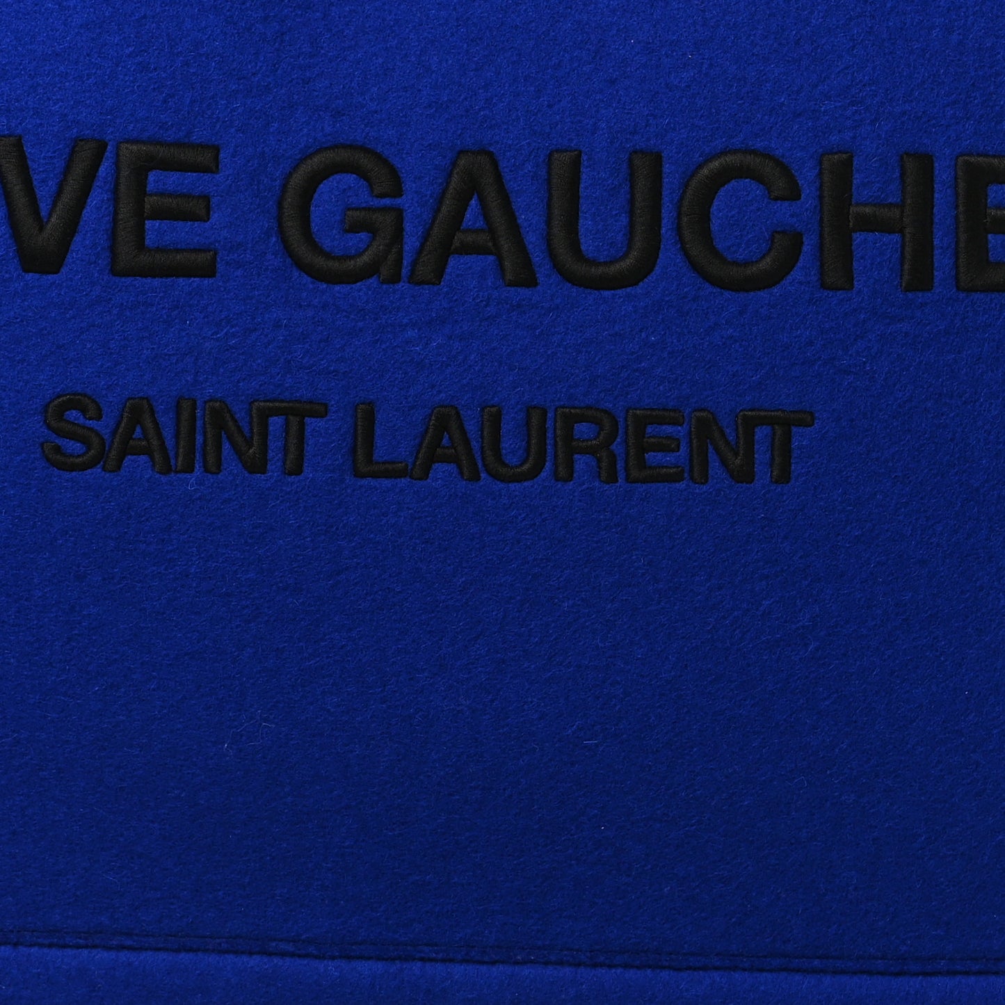 Wool Rive Gauche Tote Blue