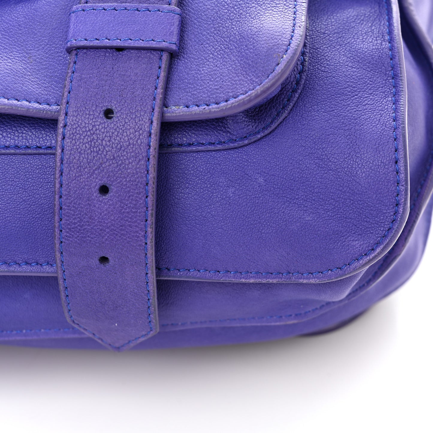 Lambskin PS1 Large Satchel Purple Rain