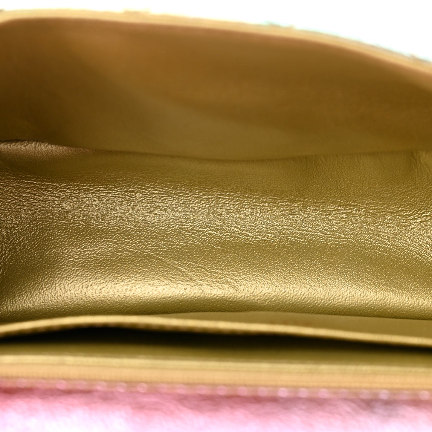 Metallic Goatskin Quilted Mini 2.55 Reissue Flap Multicolor