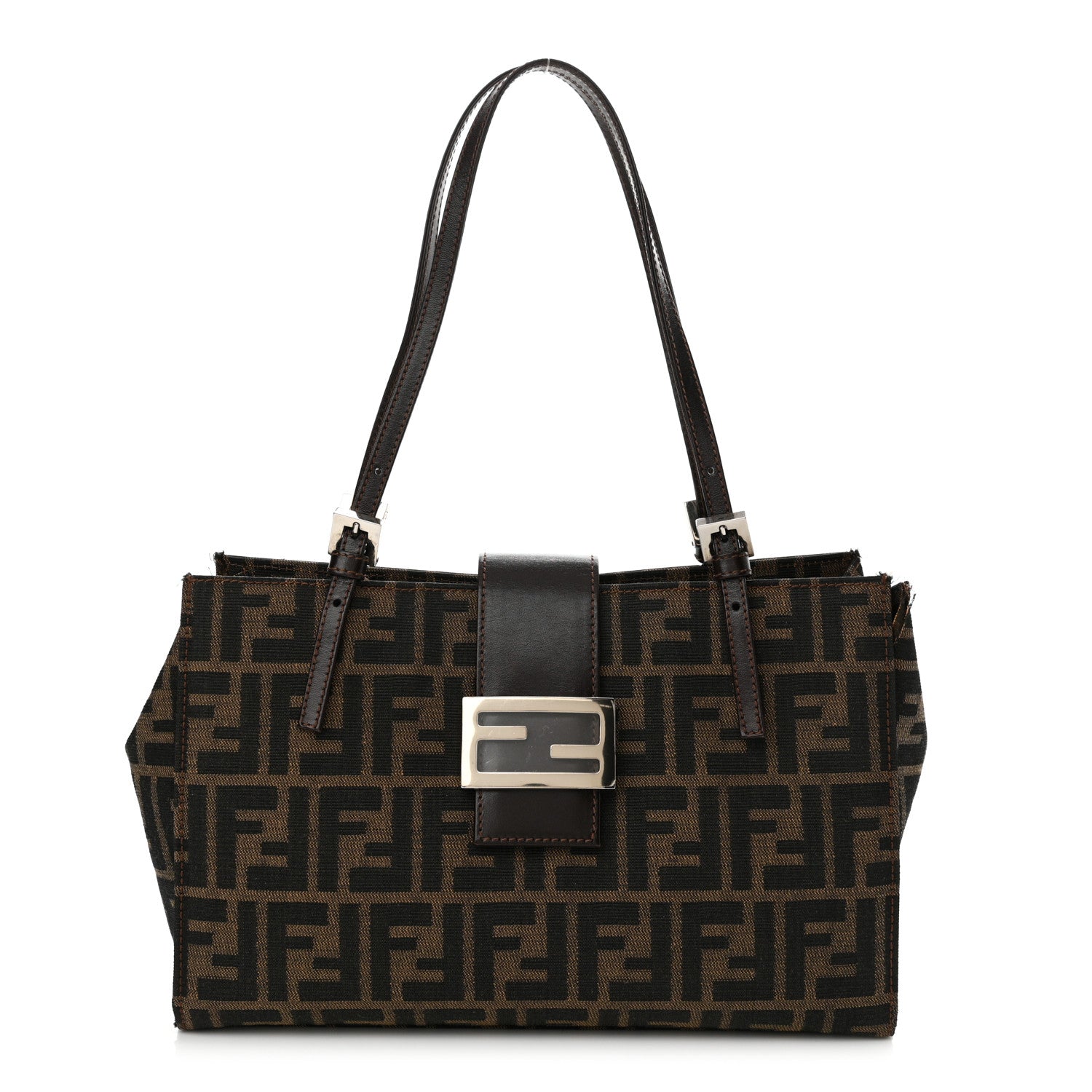 Fendi Zucca Shopping Tote Tobacco 1 of 14