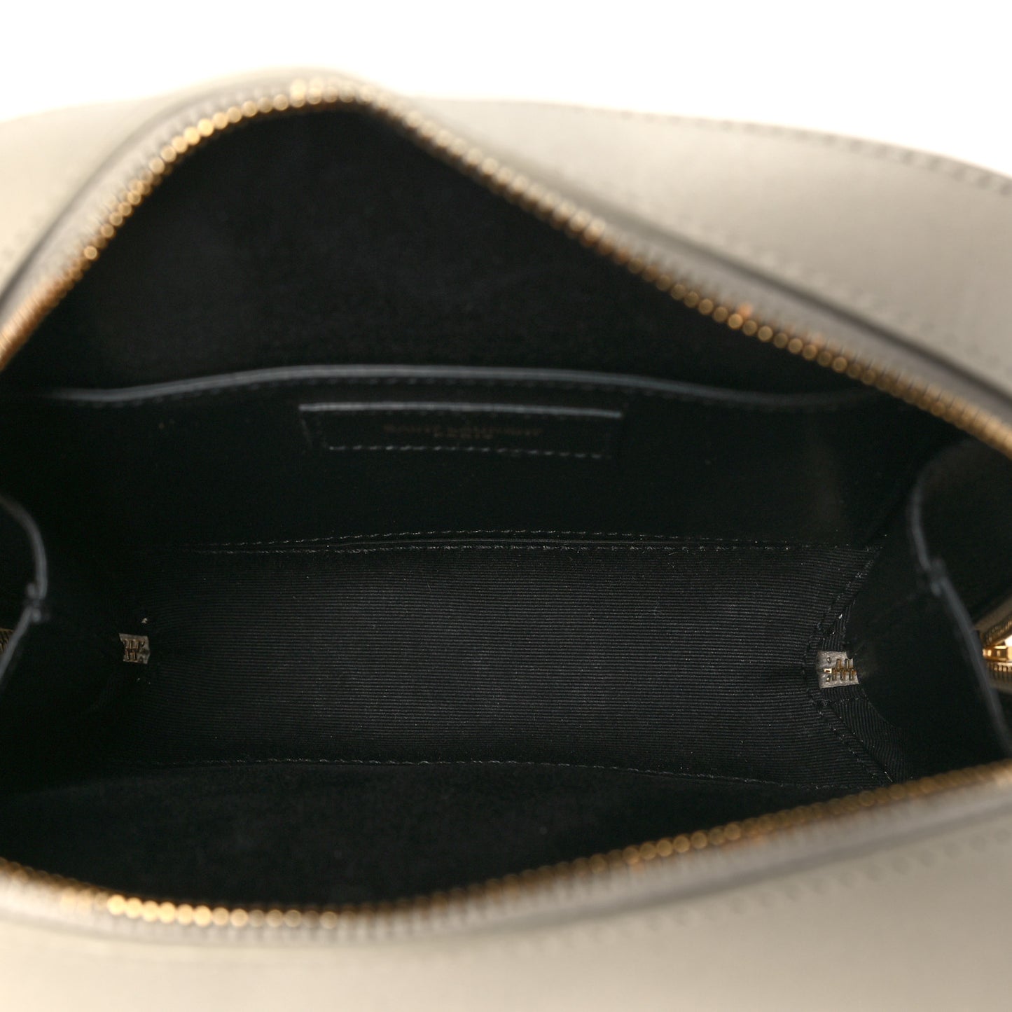 Lambskin Matelasse Monogram Vicky Camera Bag White