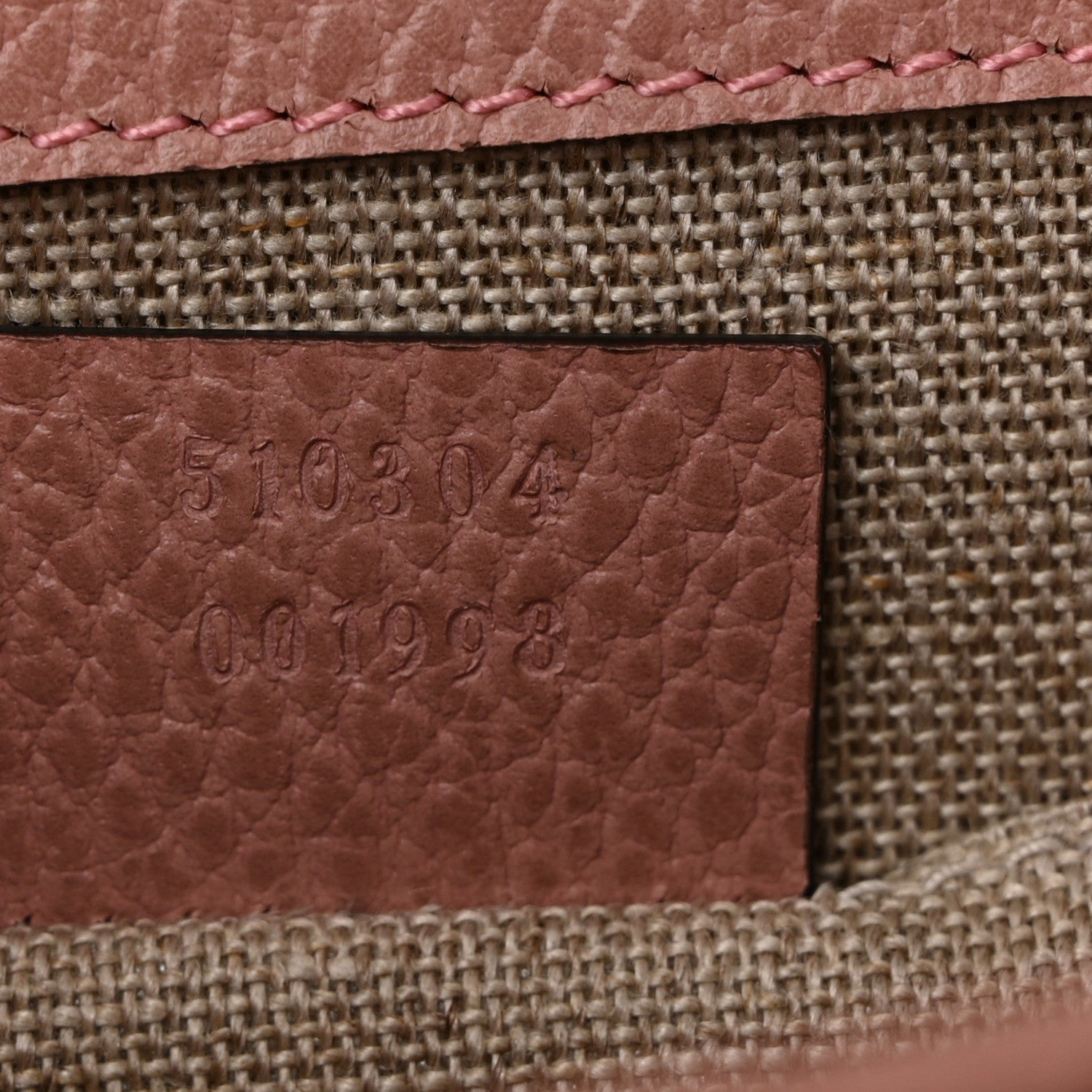 Gucci Dollar Calfskin Small Interlocking G Shoulder Bag Soft Pink 7 of 11