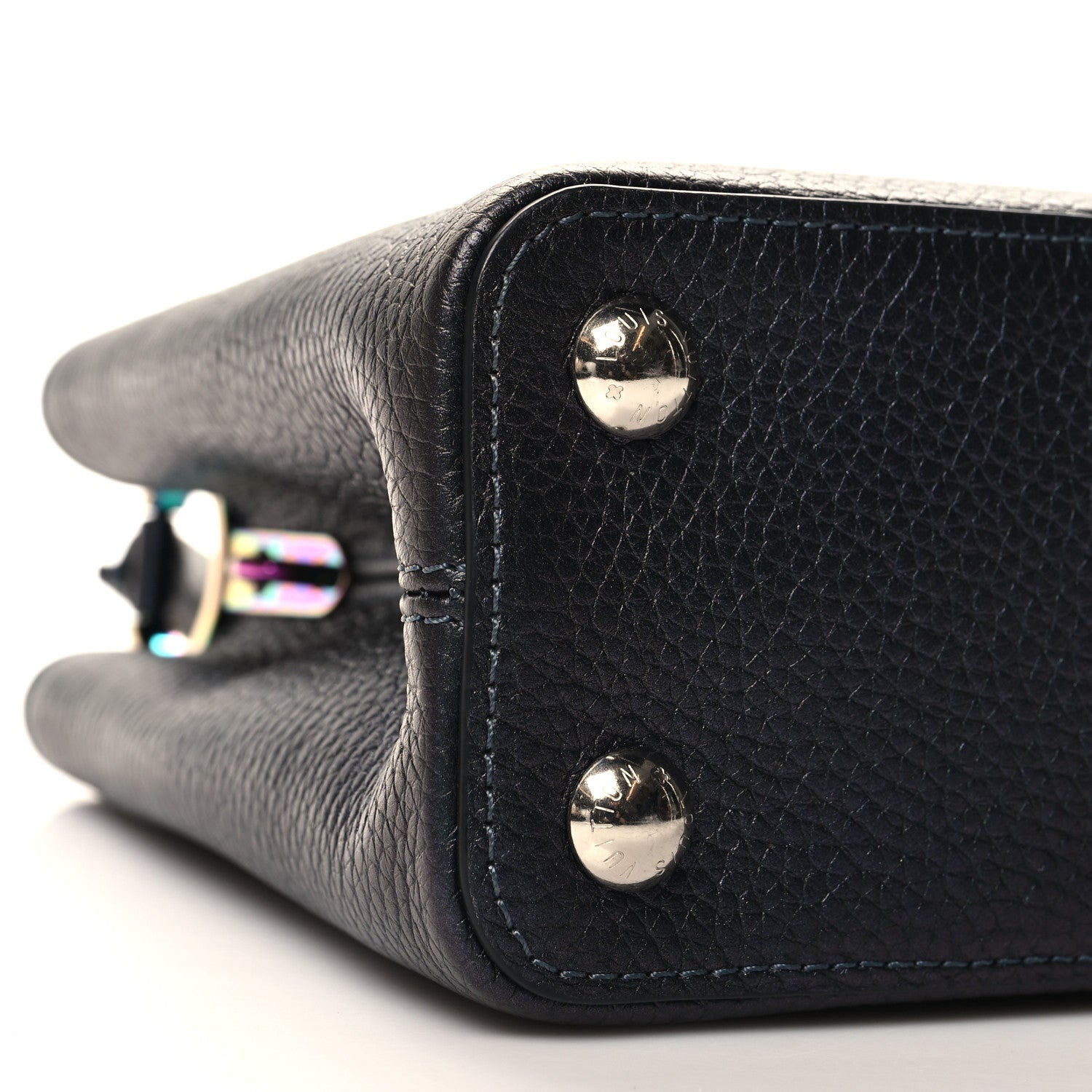 Louis Vuitton Taurillon Capucines BB Scarabeo Iridescent Black 8 of 9