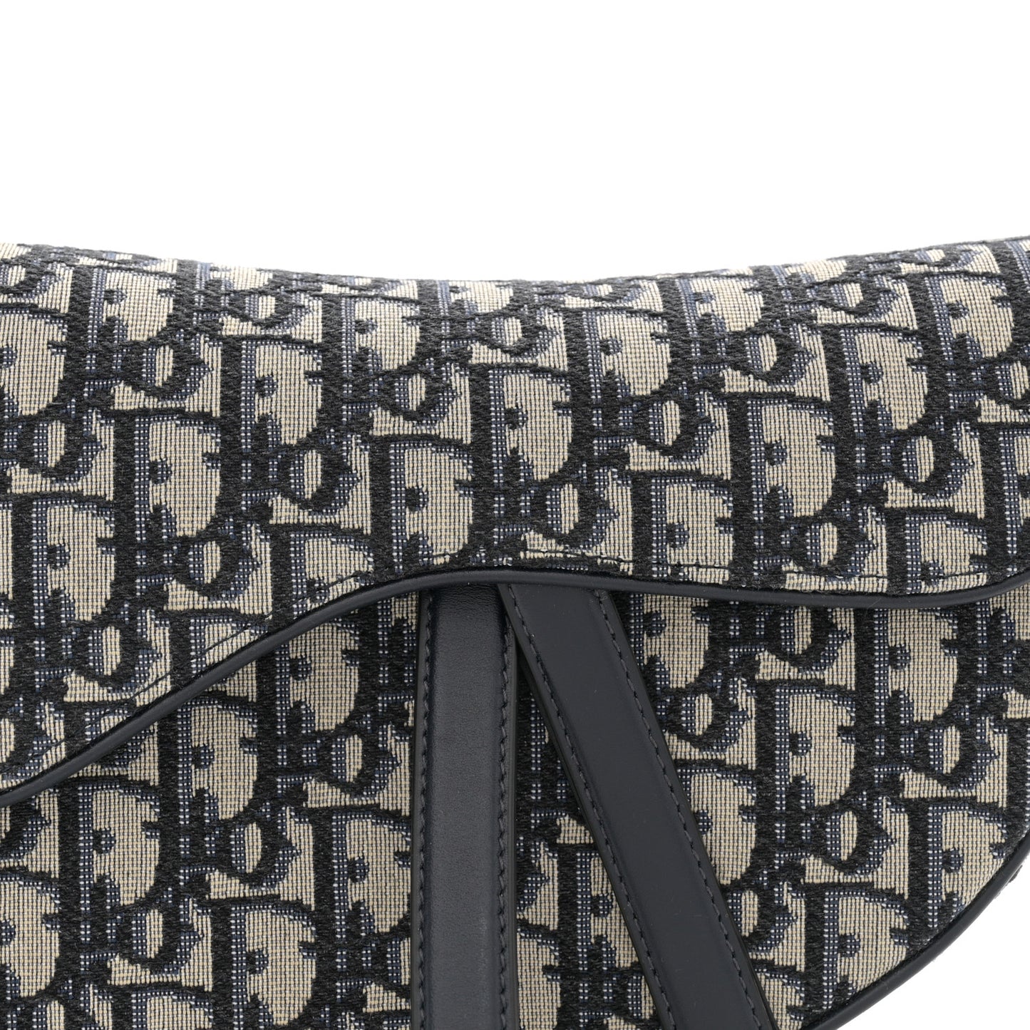 Oblique Saddle Bag Blue