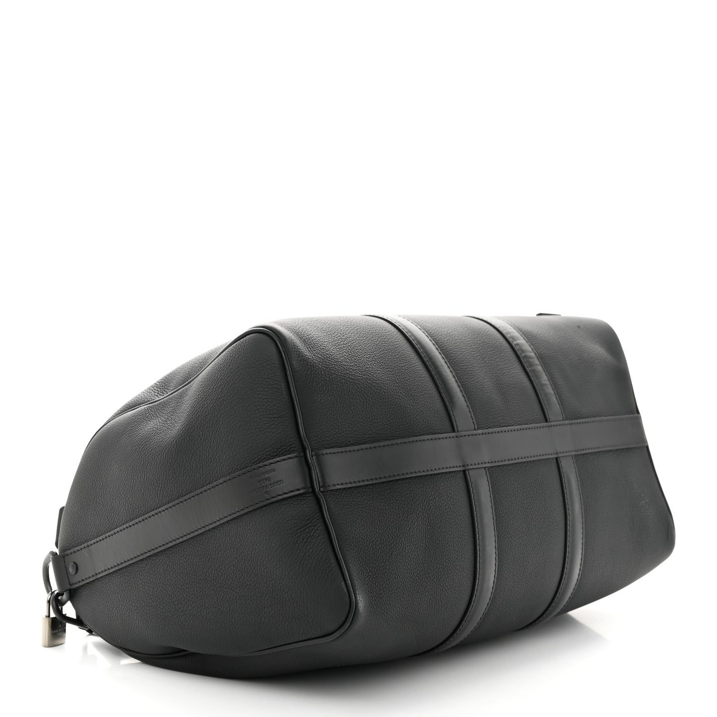 Grained Calfskin Aerogram Keepall Bandouliere 40 Black