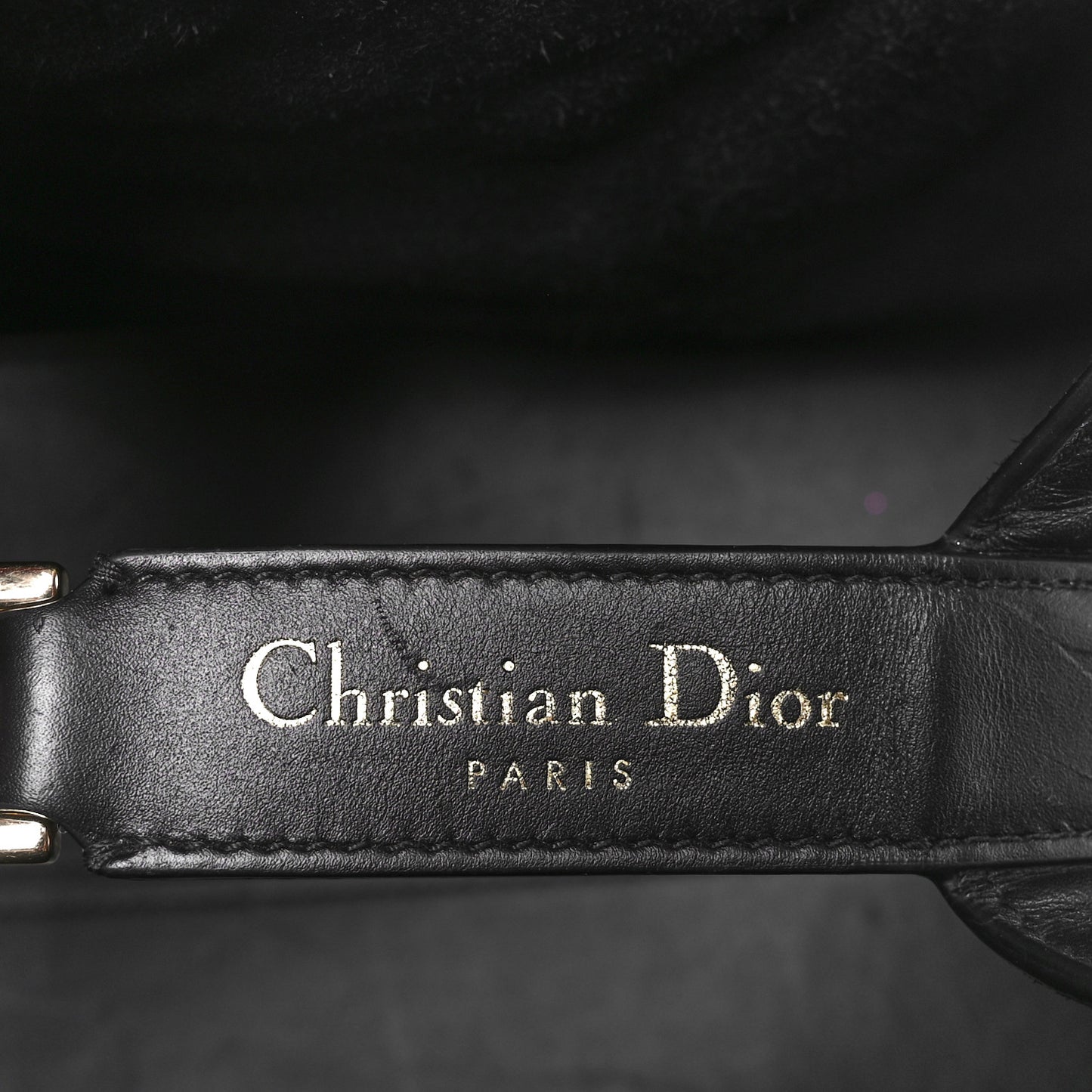 Calfskin Macrocannage Large Toujours Black