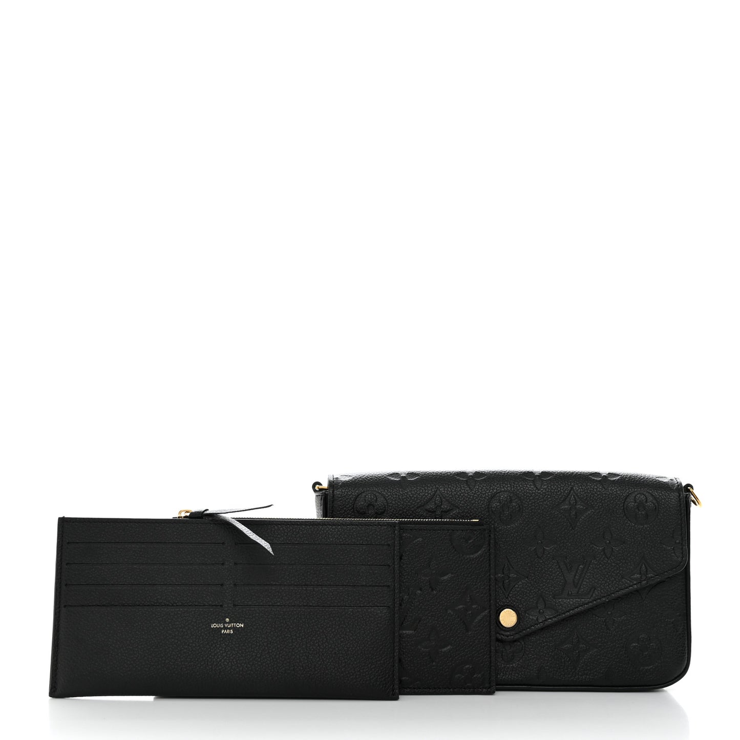 Empreinte Pochette Felicie Chain Wallet Black