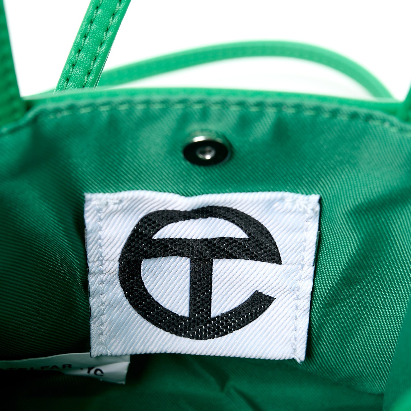 Vegan Leather Small Shopping Bag Greenscreen