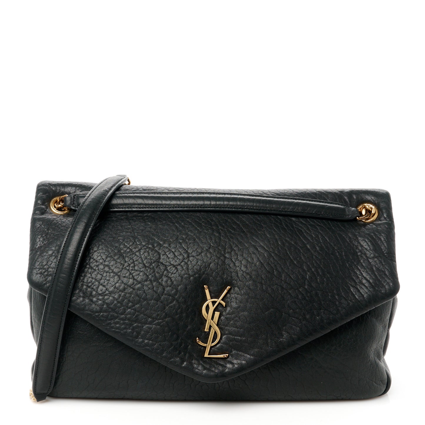 Grained Lambskin Large Calypso Black