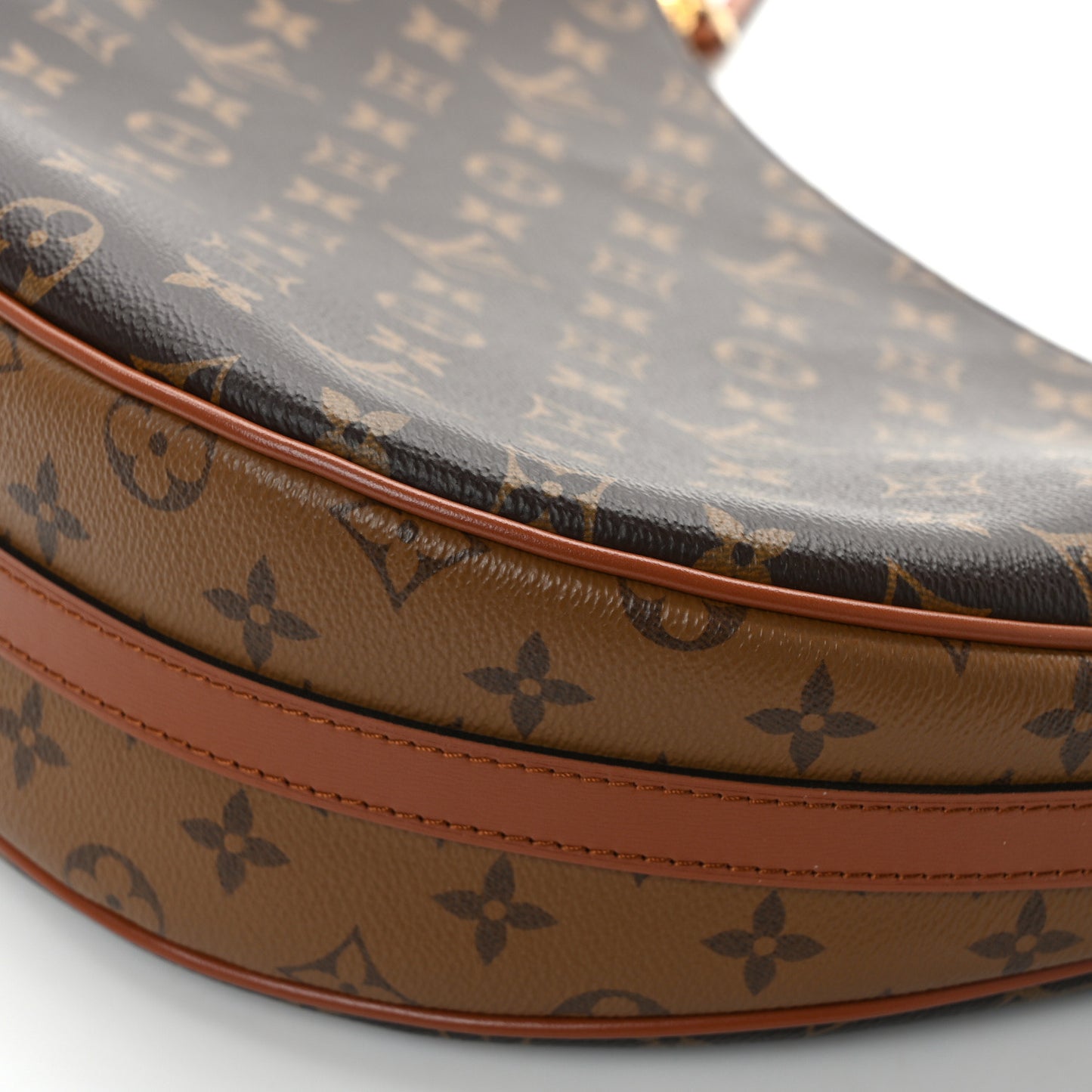 Reverse Monogram Loop Hobo
