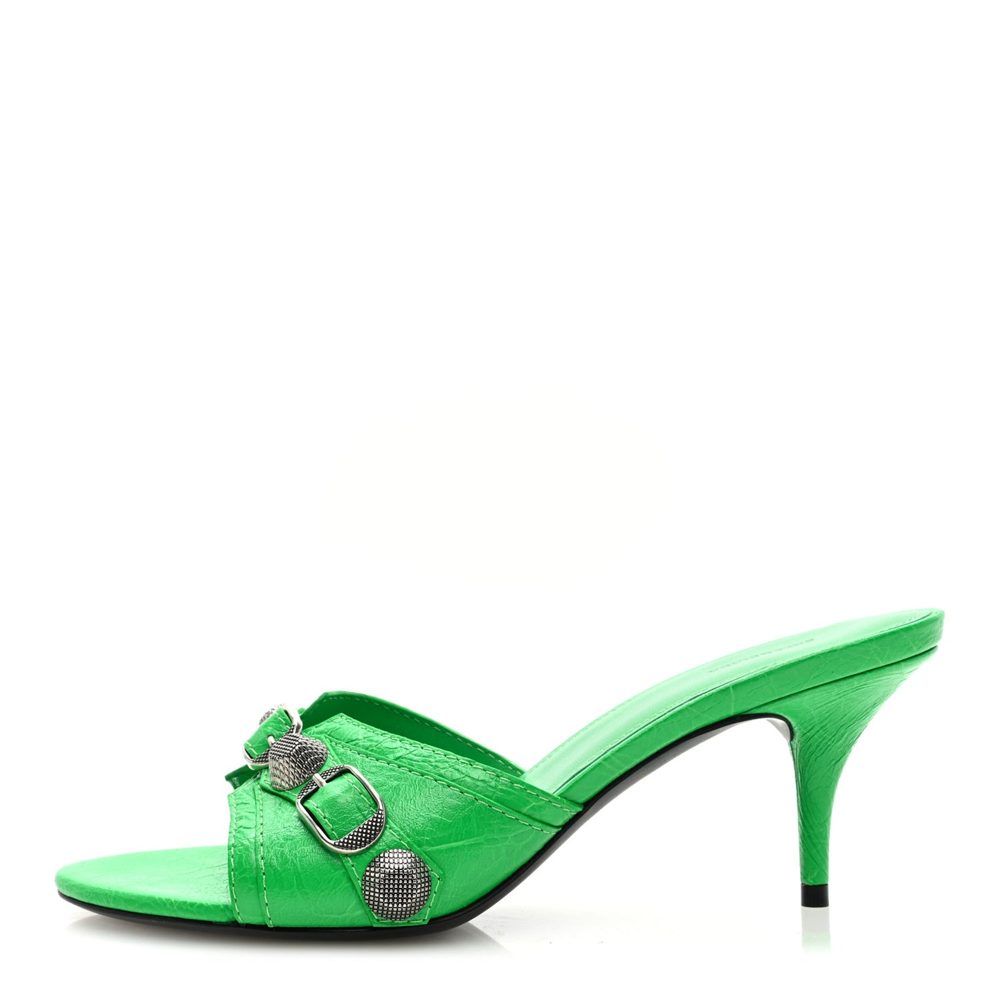 Agneau Arena Cagole 50mm Slide Sandals 37 Vivd Green