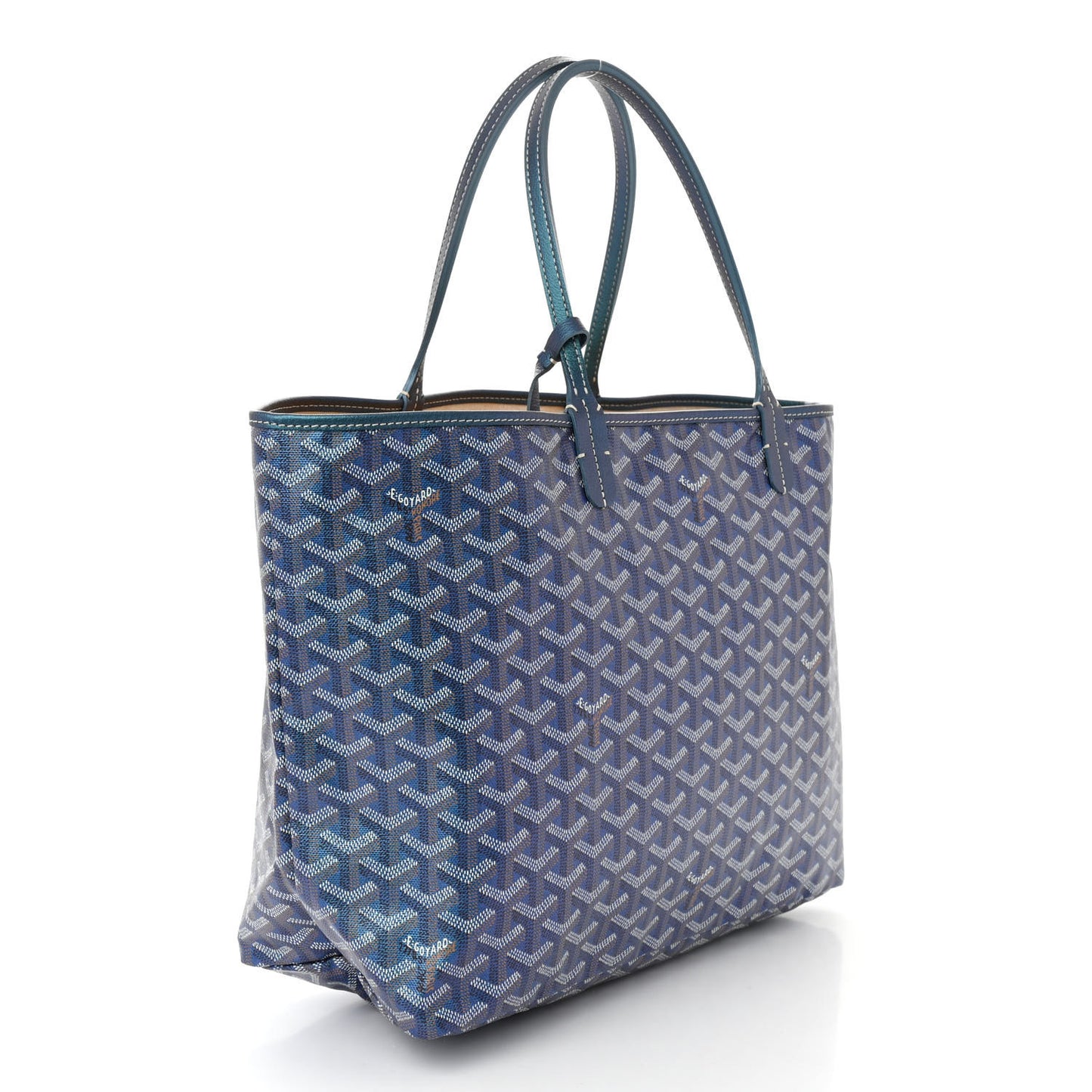 Iridescent Goyardine Saint Louis PM Pearly Blue