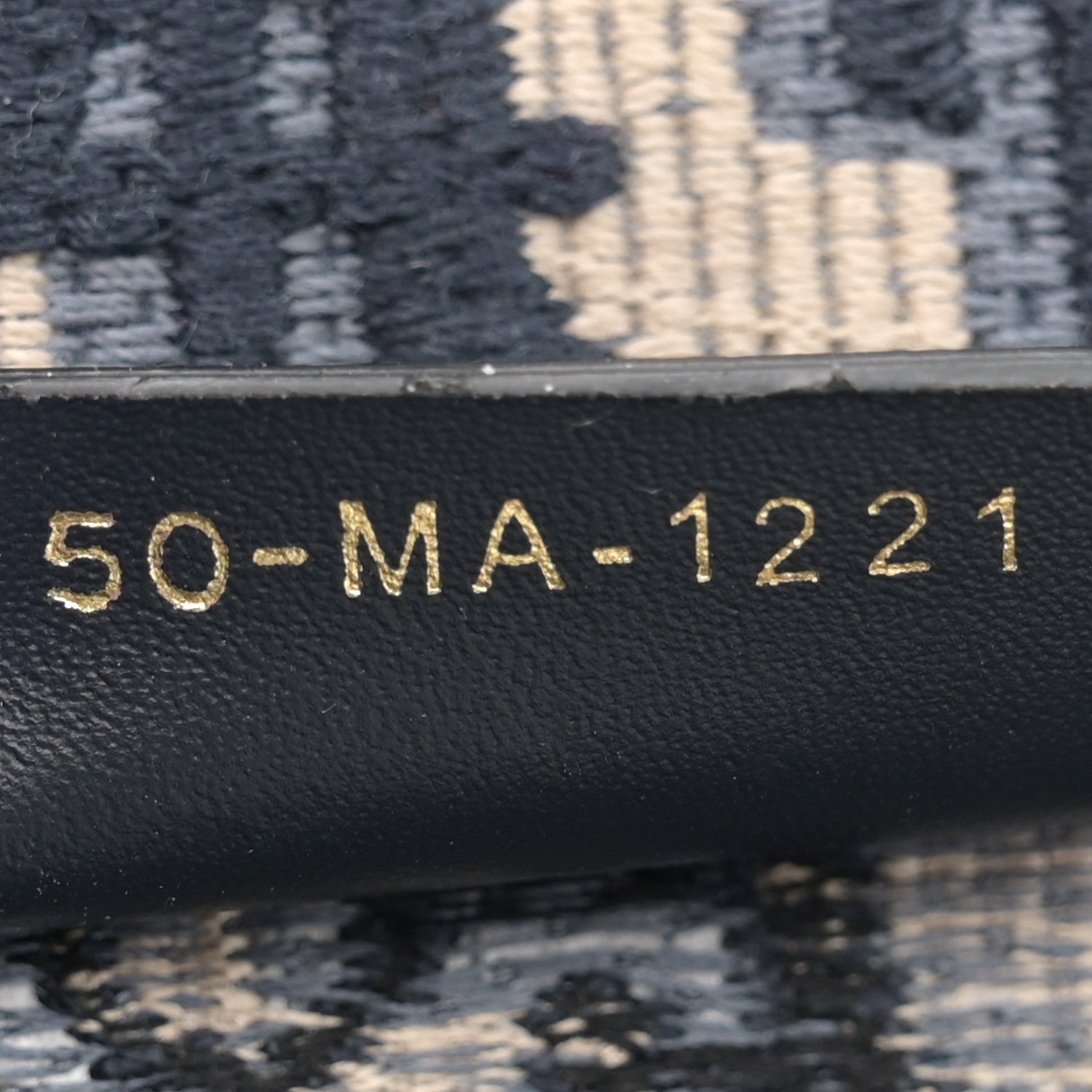 Christian Dior Oblique Small Book Tote Blue Multicolor 6 of 11