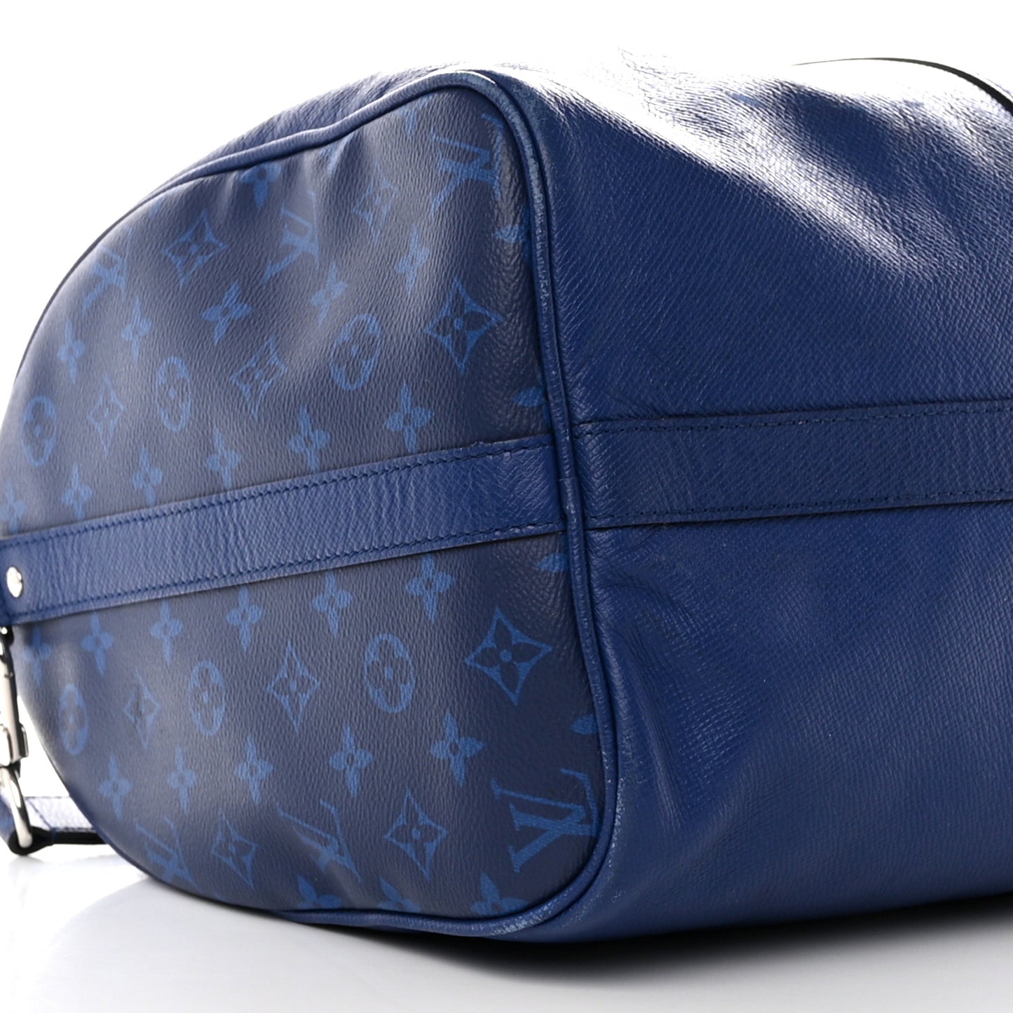 Taiga Monogram Eclipse Keepall Bandouliere 50 Pacific Blue