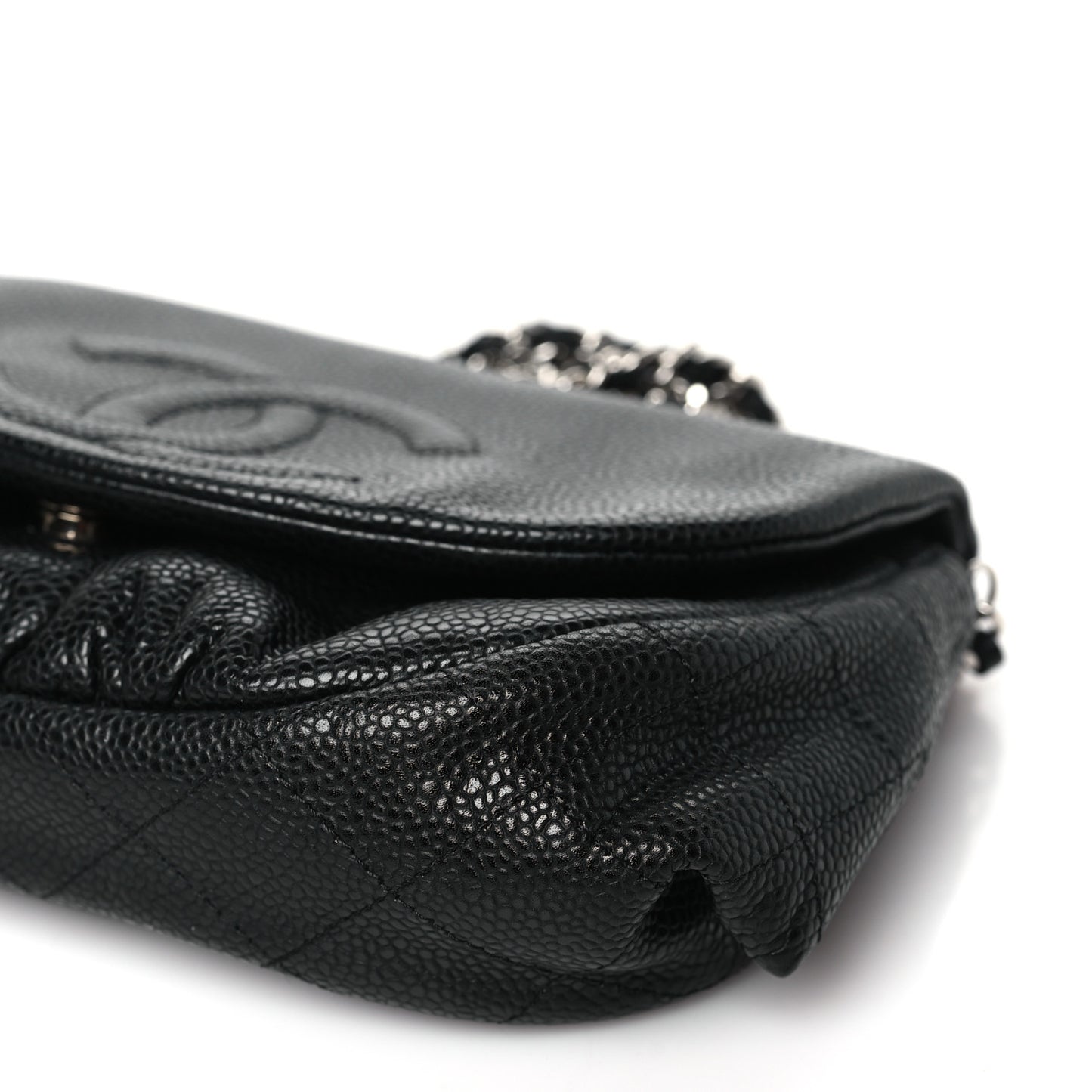 Caviar Half Moon Wallet On Chain WOC Black