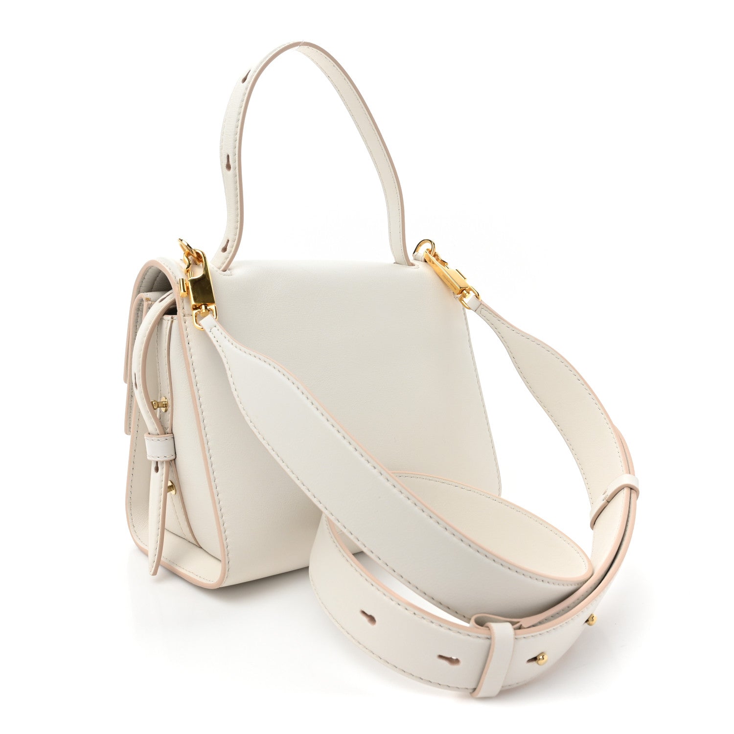 Alexander McQueen ALEXANDER MCQUEEN Calfskin The Small Story Bag Deep Ivory 3 of 11
