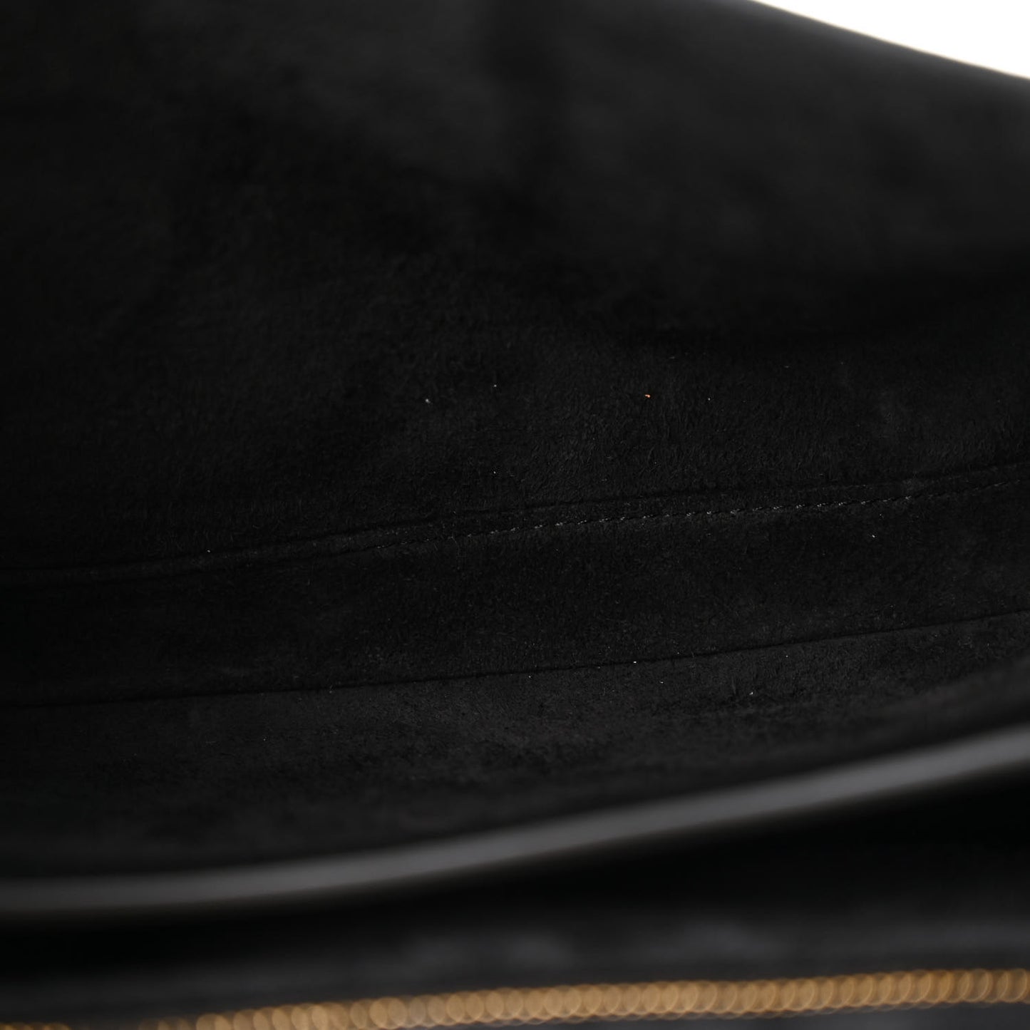 Grained Calfskin Teen Soft 16 Shoulder Bag Black