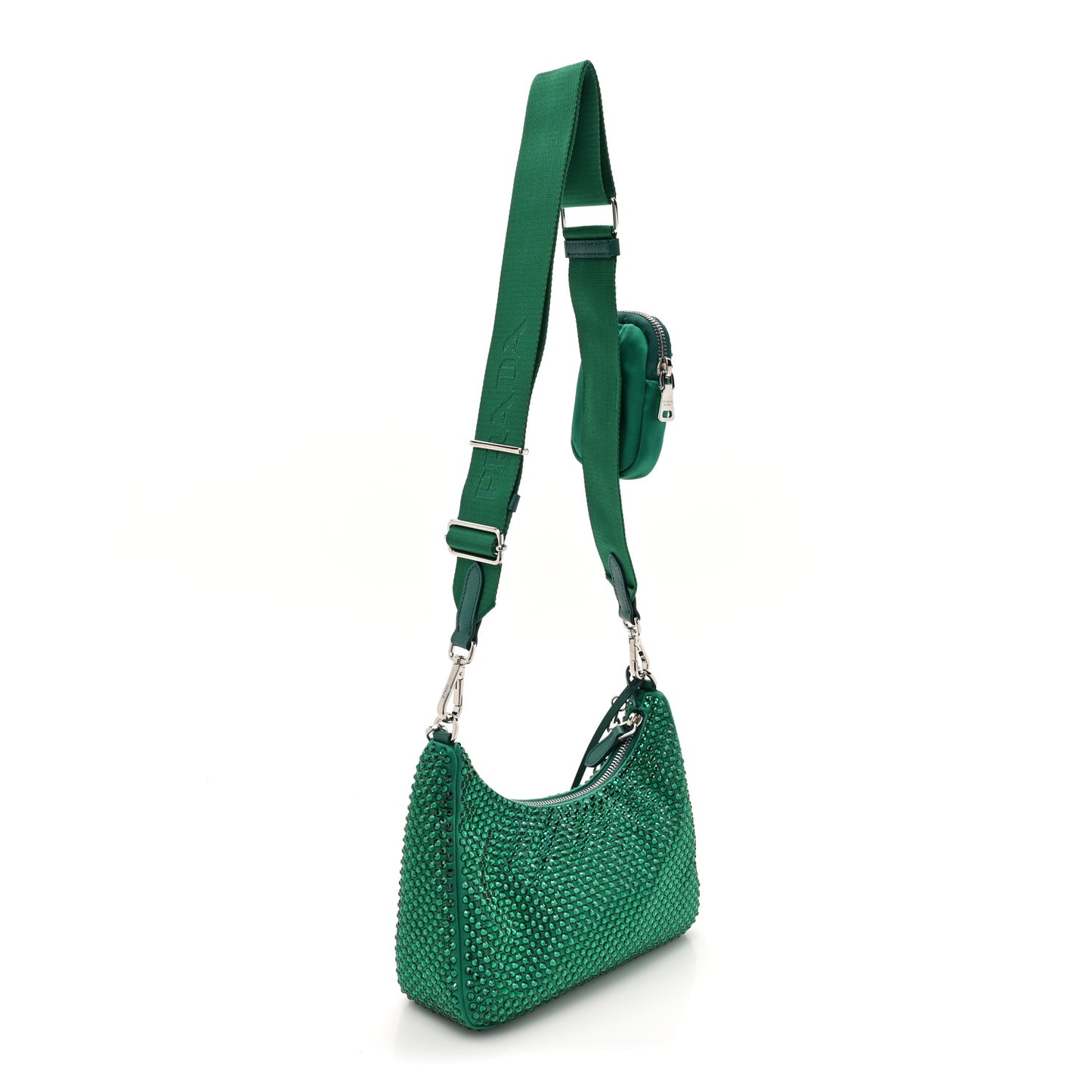 Satin Crystal Re-Edition 2005 Shoulder Bag Mango