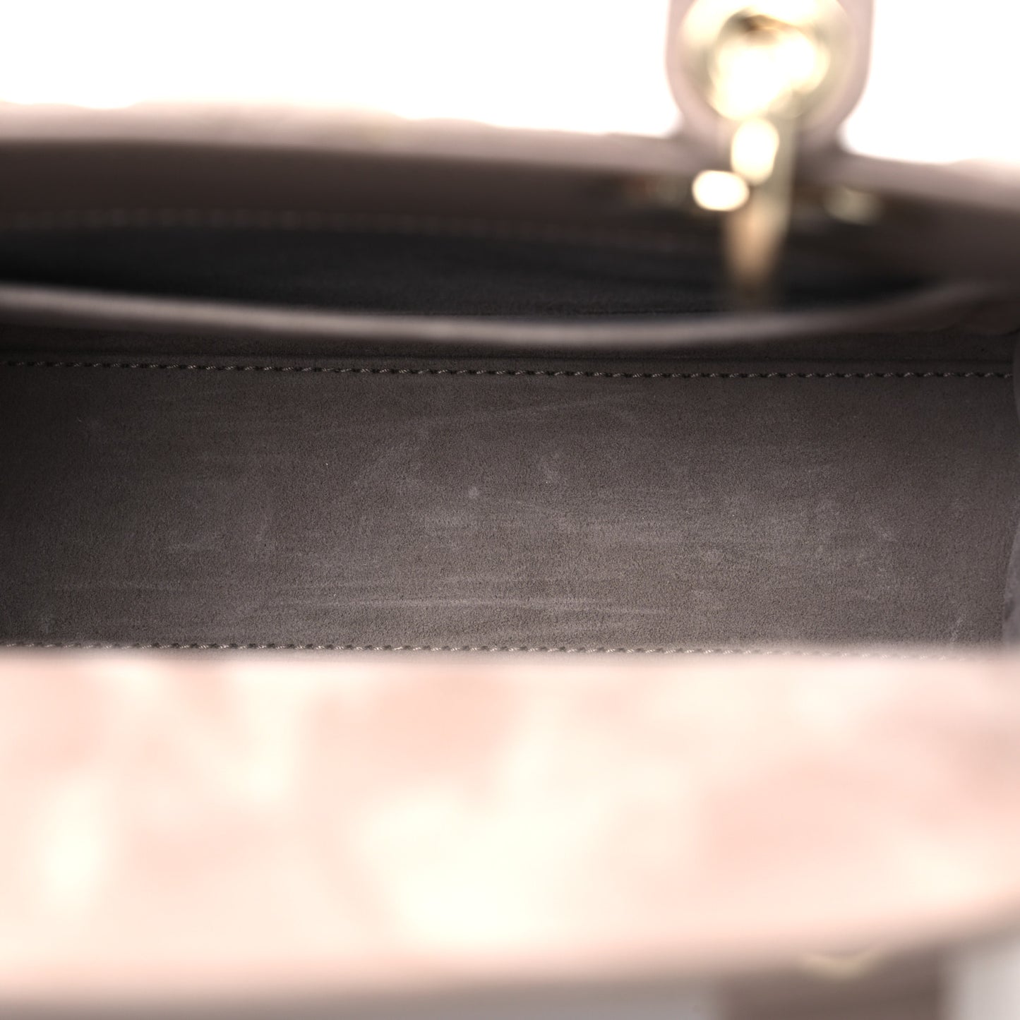 Lambskin Cannage Small My ABCDior Lady Dior Taupe