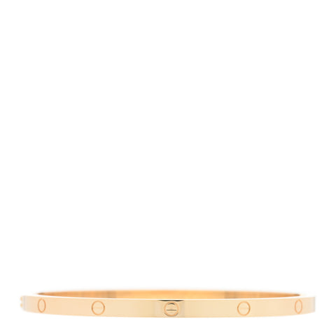 18K Yellow Gold Small LOVE Bracelet 17