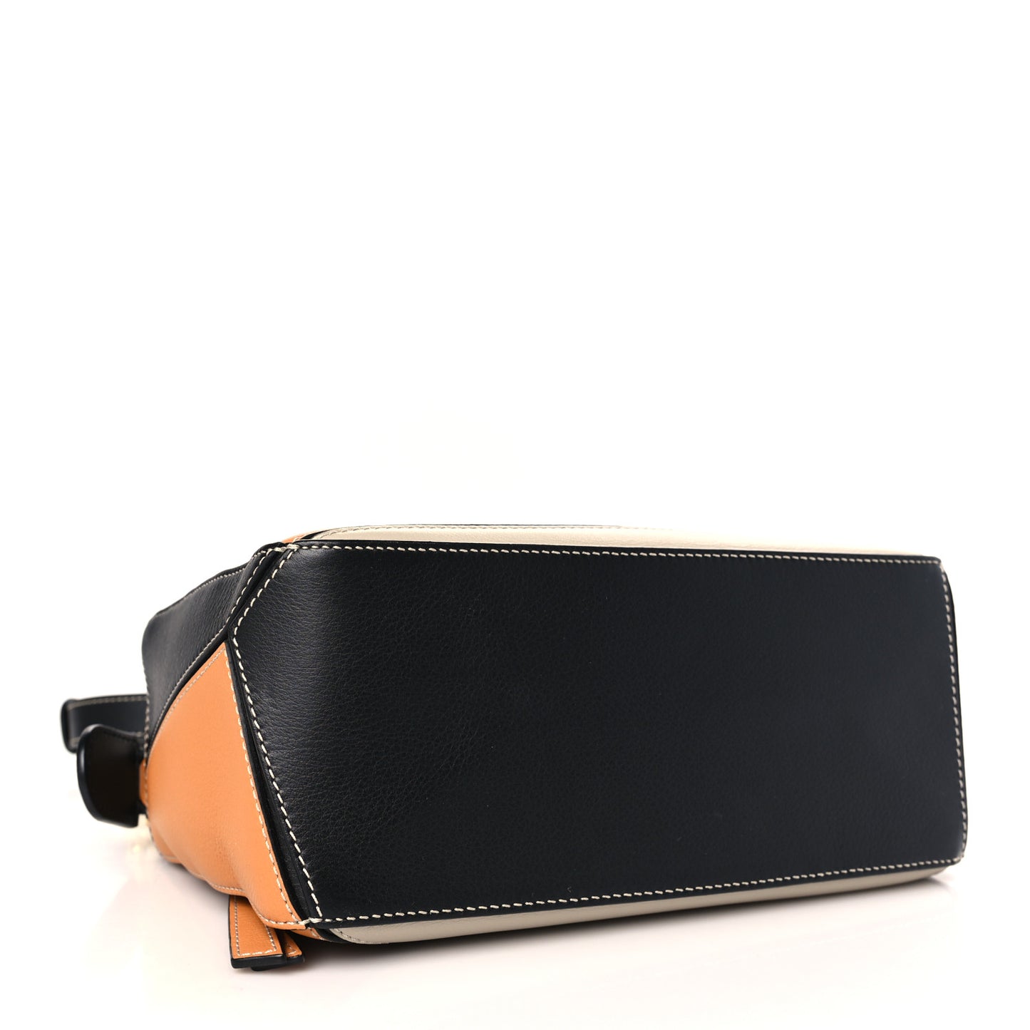 Calfskin Small Puzzle Bag Amber Light Oat