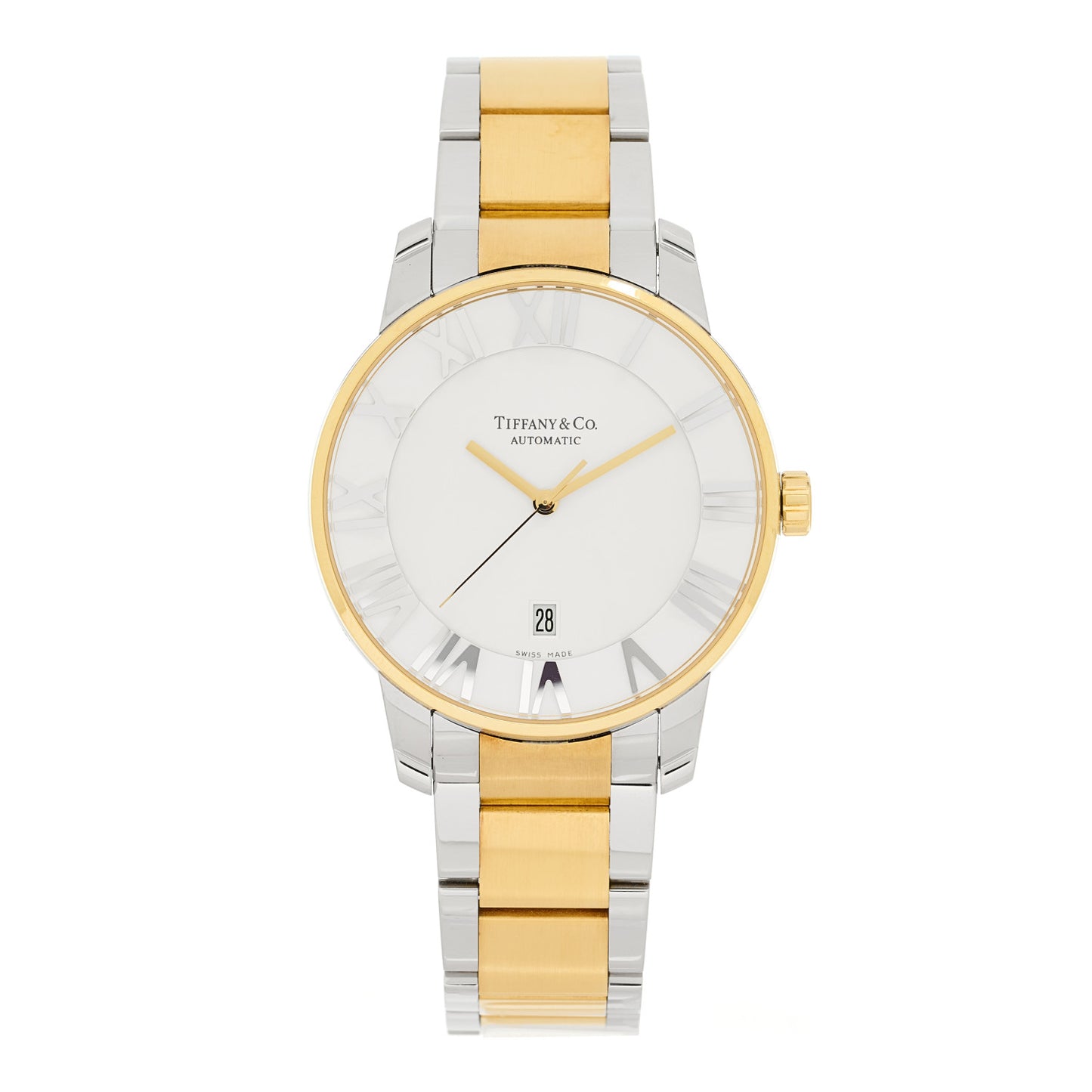 Stainless Steel 18K Yellow Gold 42mm Atlas Automatic Watch