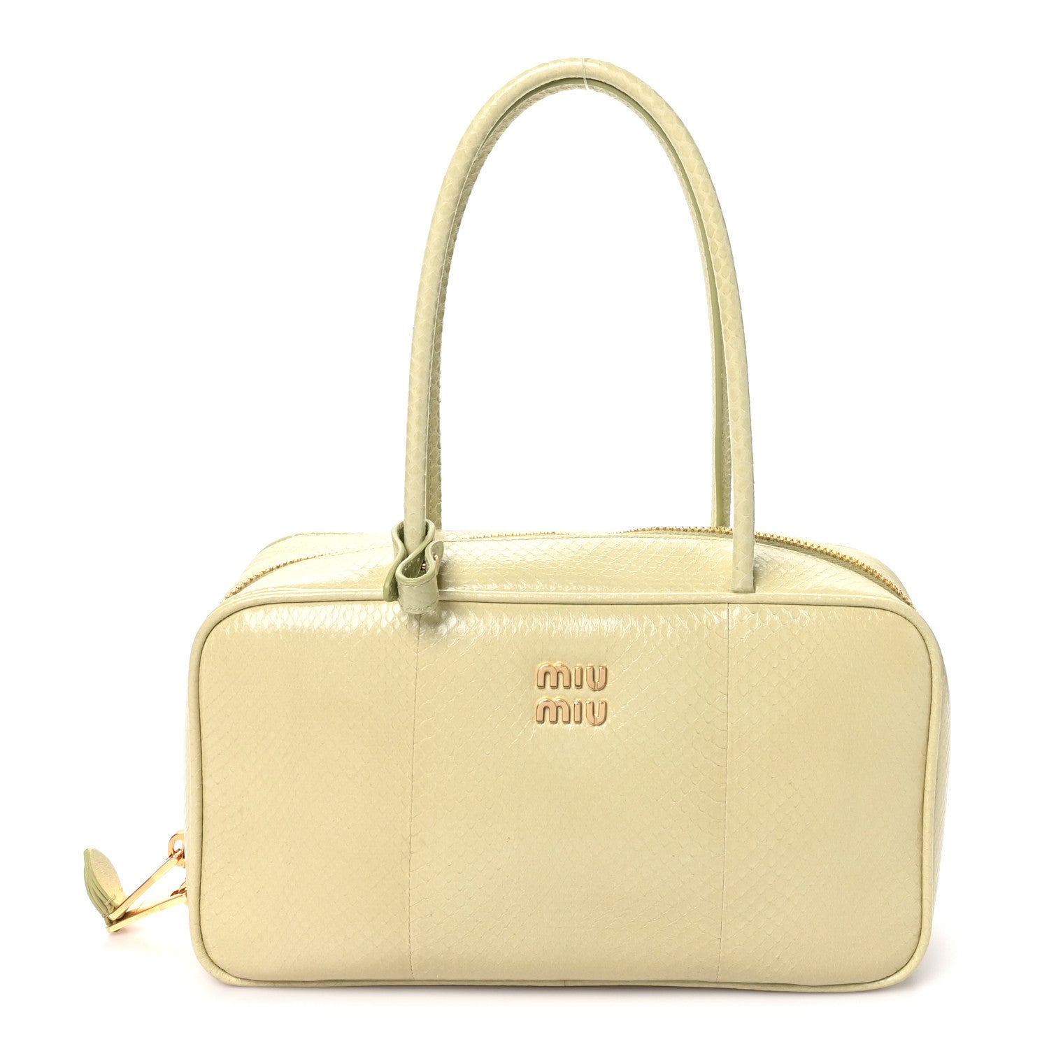 Miu Miu Ayers Medium Beau Top Handle Bag Pistachio 1943449